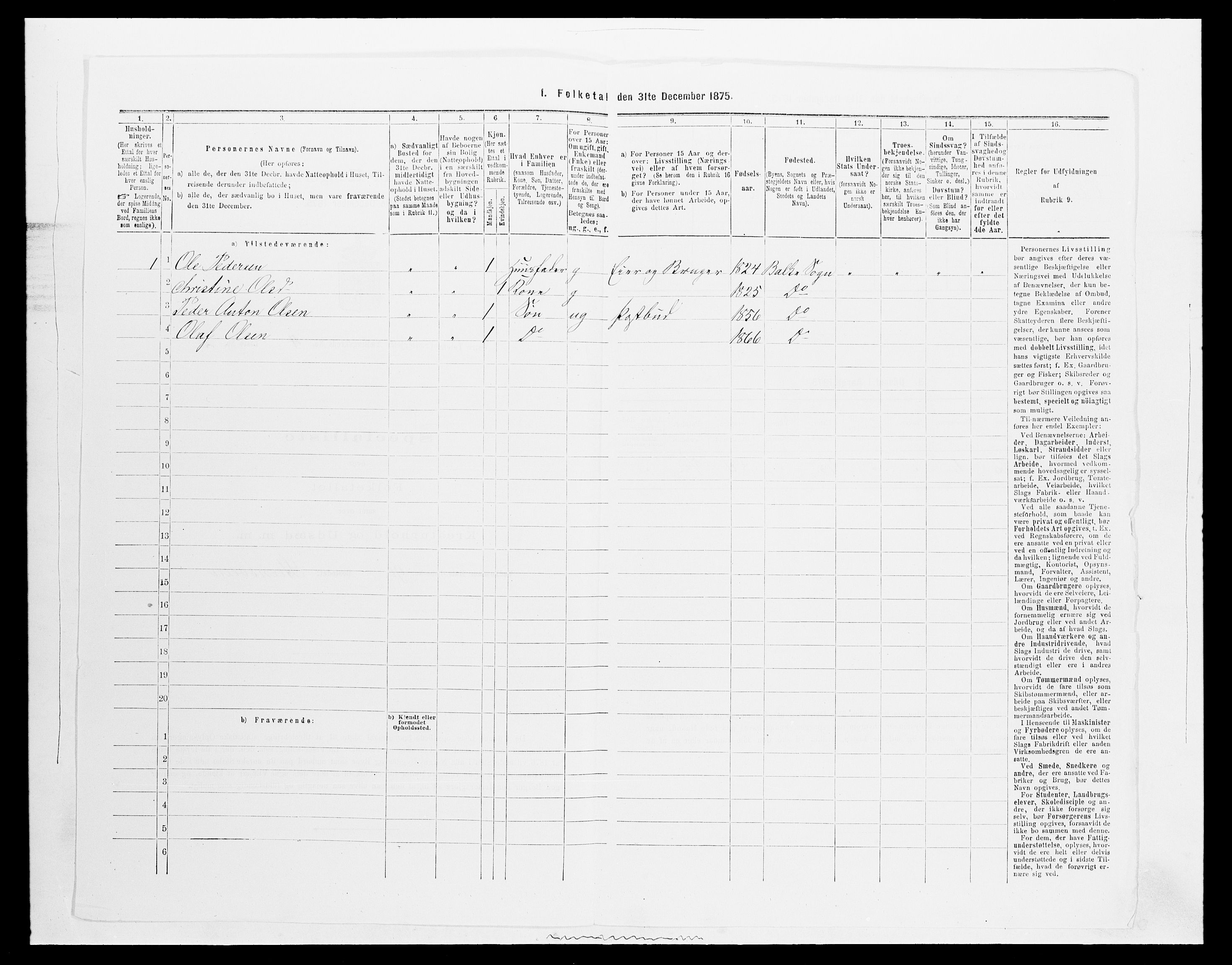 SAH, Folketelling 1875 for 0528P Østre Toten prestegjeld, 1875, s. 758