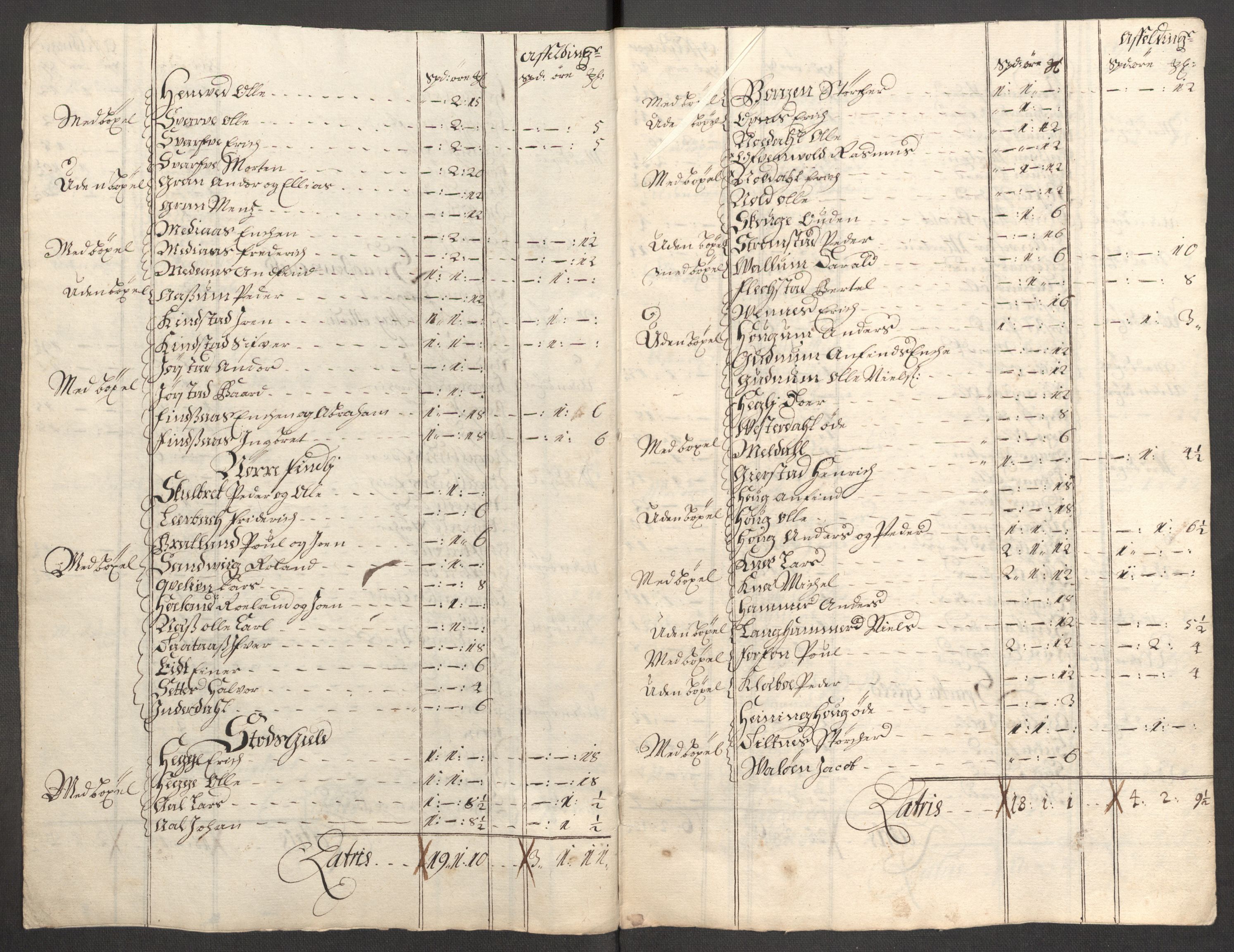 Rentekammeret inntil 1814, Reviderte regnskaper, Fogderegnskap, RA/EA-4092/R63/L4315: Fogderegnskap Inderøy, 1706-1707, s. 412