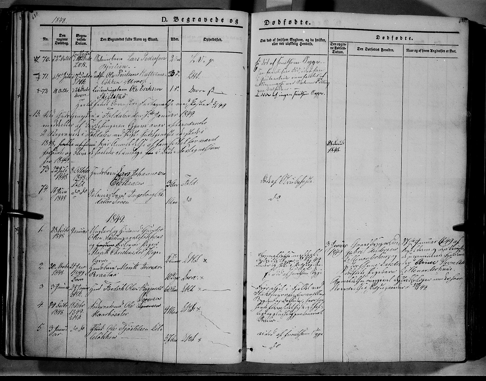 Lesja prestekontor, AV/SAH-PREST-068/H/Ha/Haa/L0006: Ministerialbok nr. 6B, 1843-1854, s. 680-681