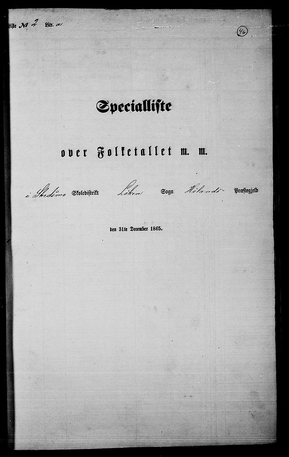 RA, Folketelling 1865 for 0221P Høland prestegjeld, 1865, s. 44