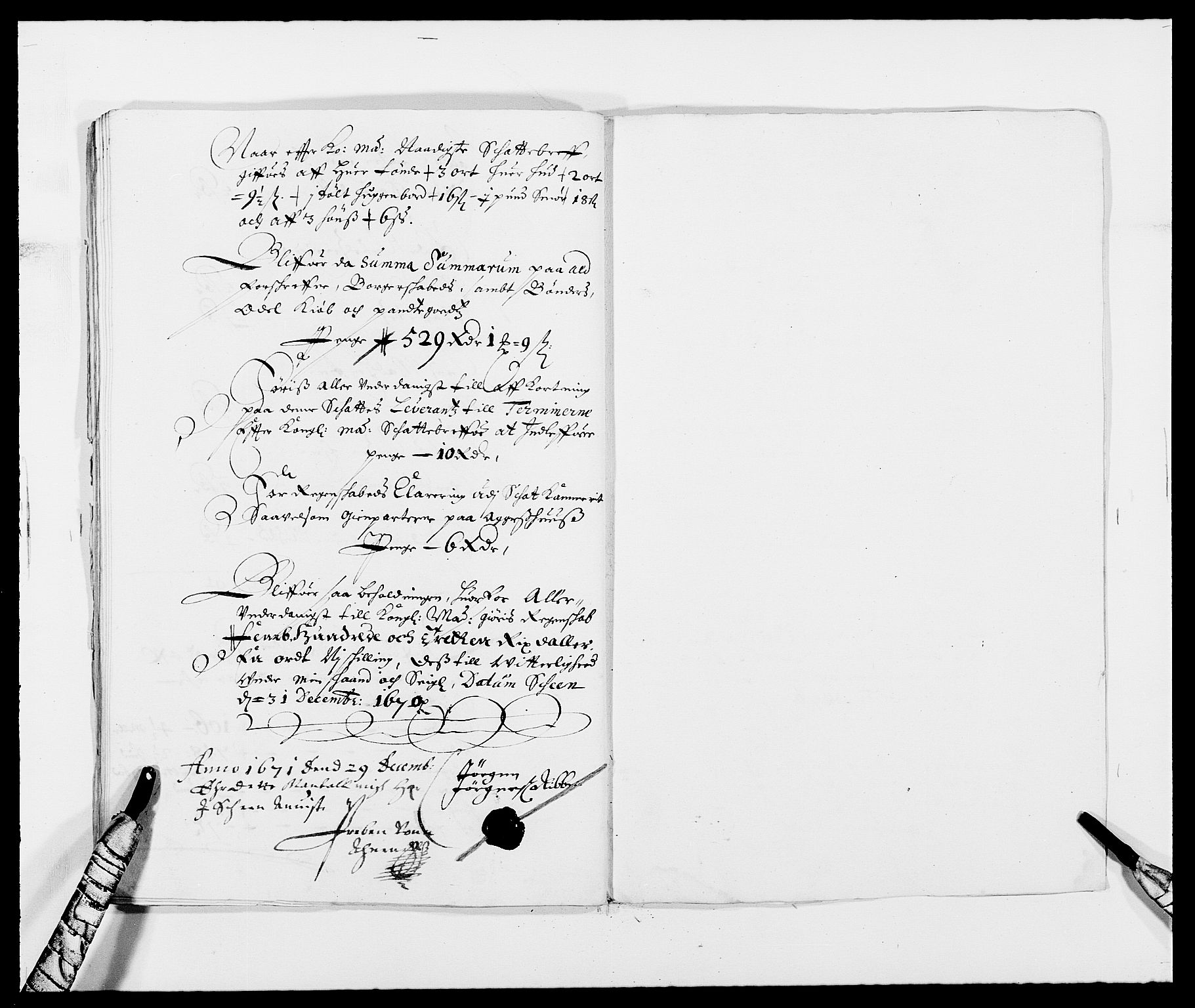 Rentekammeret inntil 1814, Reviderte regnskaper, Fogderegnskap, RA/EA-4092/R34/L2041: Fogderegnskap Bamble, 1670-1672, s. 54