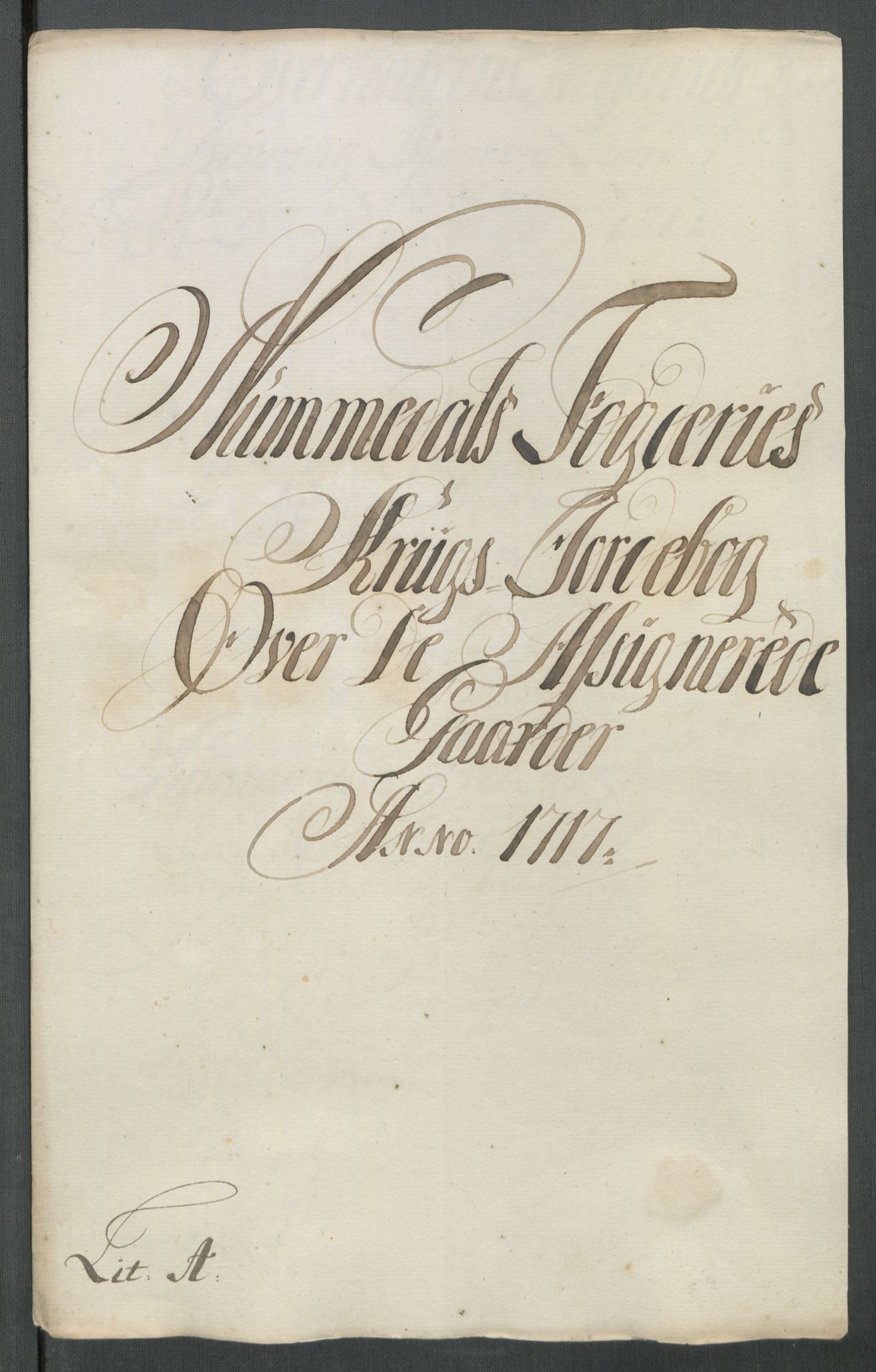 Rentekammeret inntil 1814, Reviderte regnskaper, Fogderegnskap, RA/EA-4092/R64/L4438: Fogderegnskap Namdal, 1717, s. 185