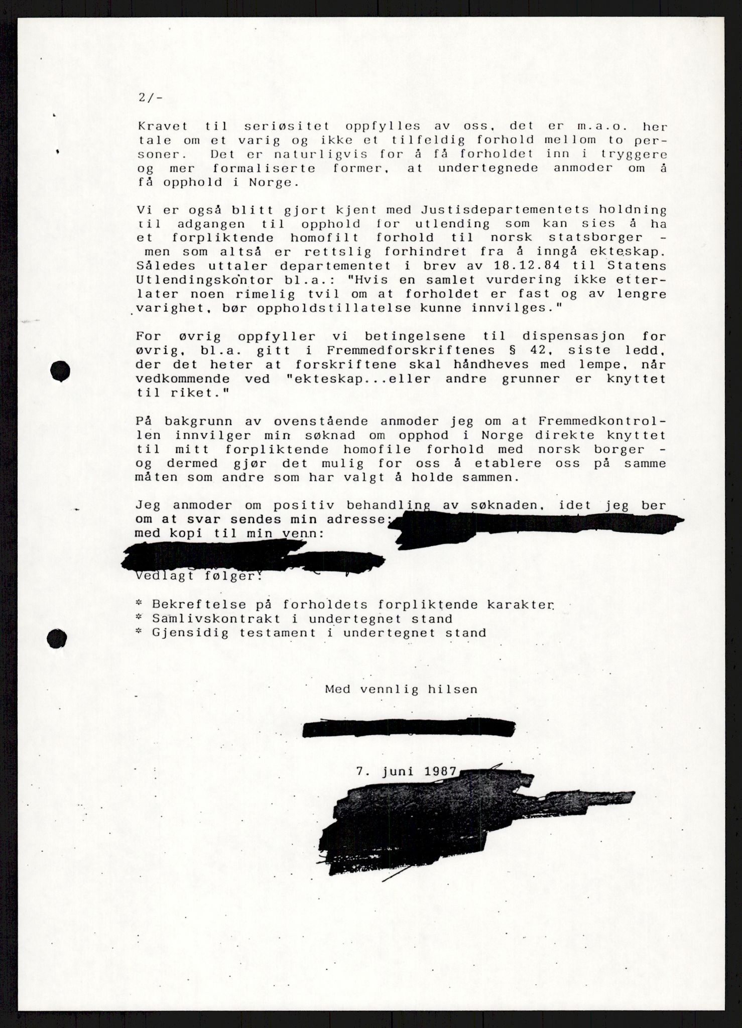 Det Norske Forbundet av 1948/Landsforeningen for Lesbisk og Homofil Frigjøring, AV/RA-PA-1216/A/Ag/L0003: Tillitsvalgte og medlemmer, 1952-1992, s. 308