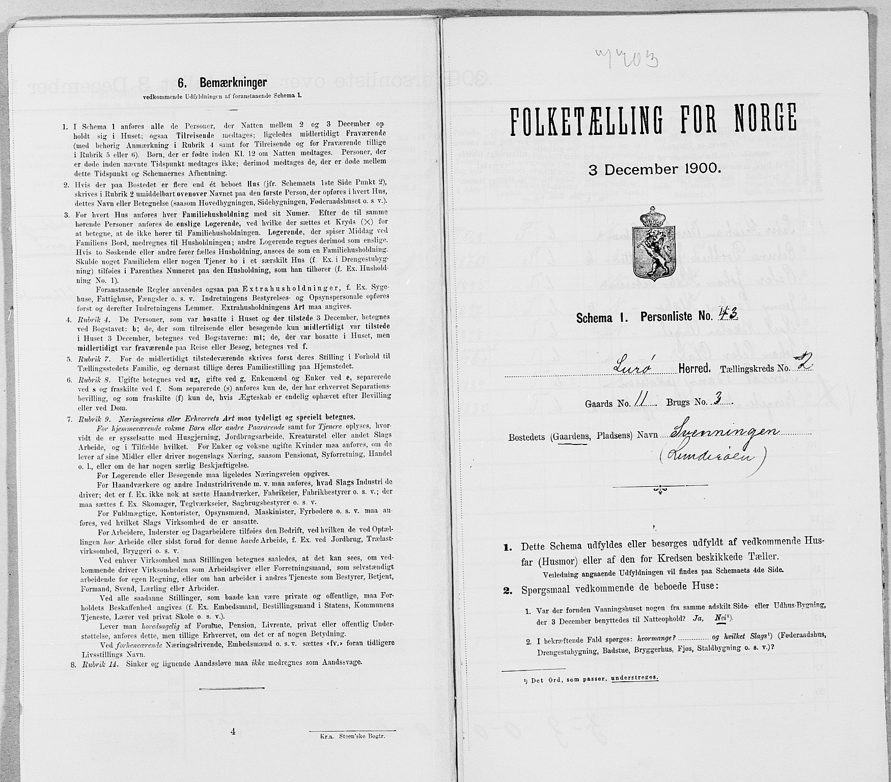 SAT, Folketelling 1900 for 1834 Lurøy herred, 1900, s. 206