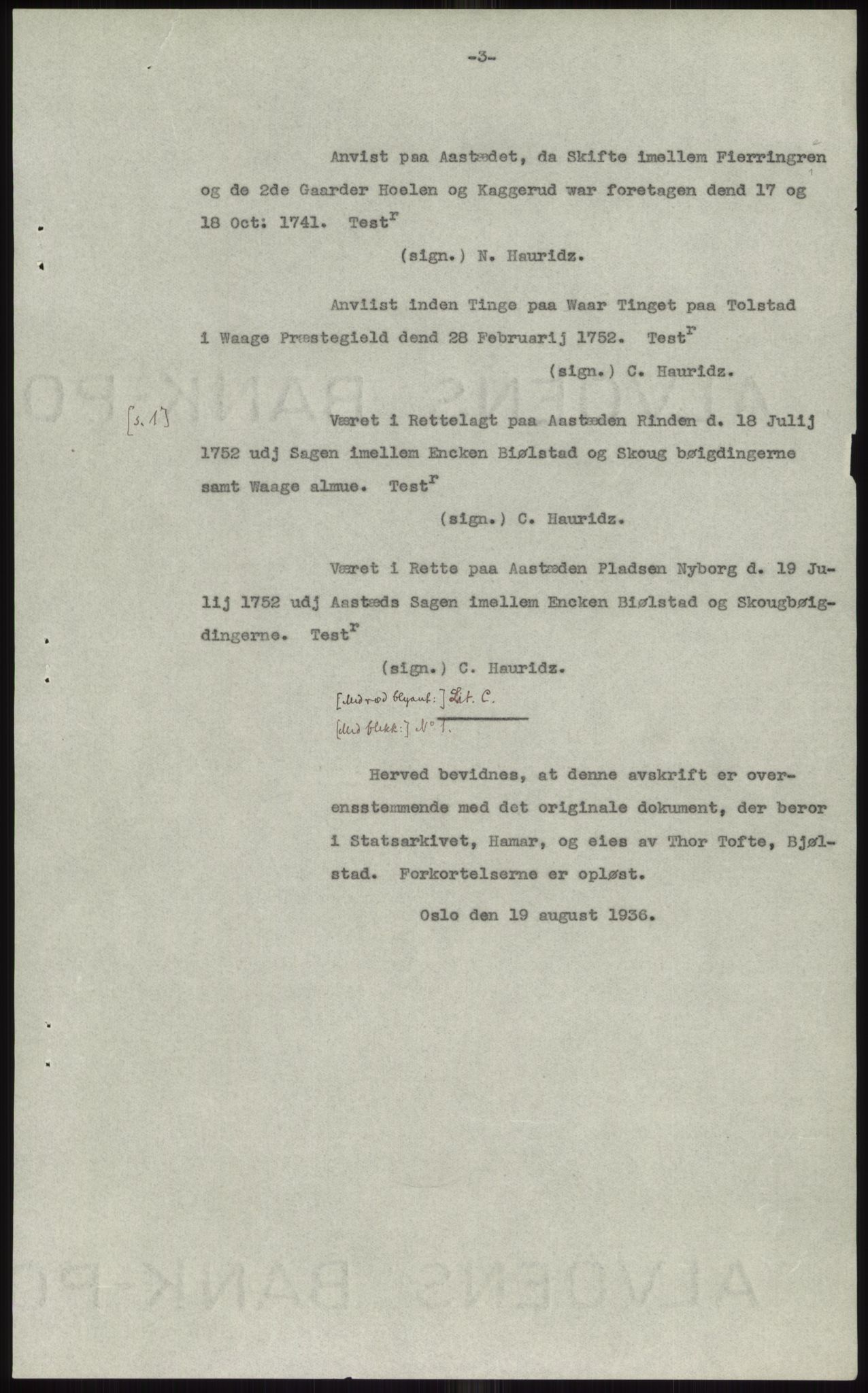 Samlinger til kildeutgivelse, Diplomavskriftsamlingen, AV/RA-EA-4053/H/Ha, s. 233