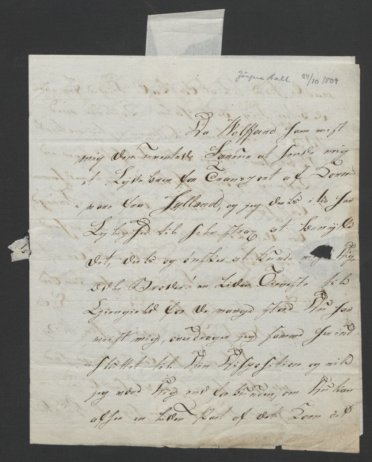 Faye, Andreas, RA/PA-0015/F/Fh/L0026/0001: -- / Smaa-bidrag til Norges historie i det 19de aarhundrede. Særlig brev til J. Aall 1808-1810 og 1815. Endel pakker in folio, s. 18
