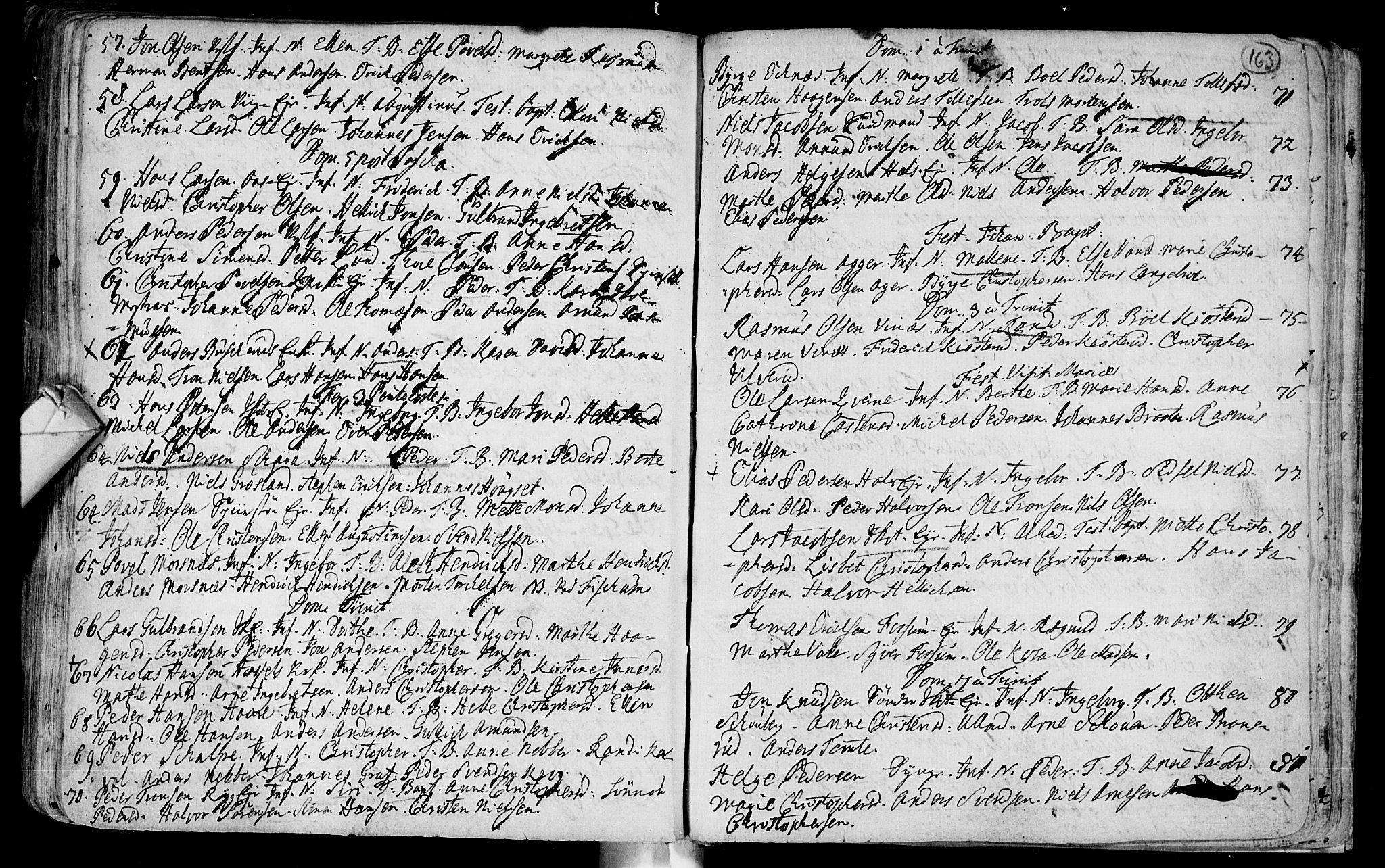 Eiker kirkebøker, AV/SAKO-A-4/F/Fa/L0003: Ministerialbok nr. I 3, 1724-1753, s. 163