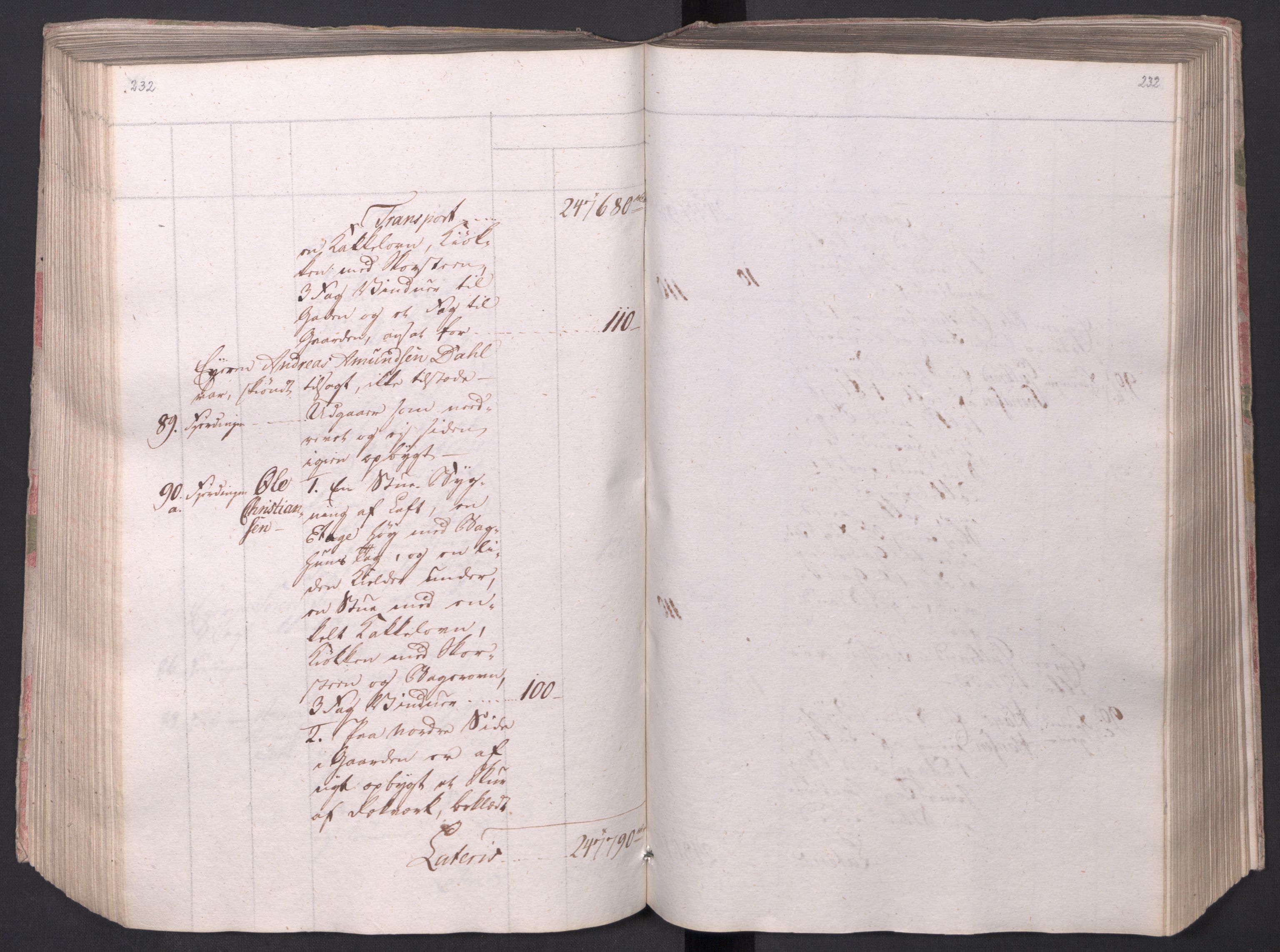 Kristiania stiftamt, AV/SAO-A-10386/I/Ia/L0015: Branntakster, 1797, s. 232