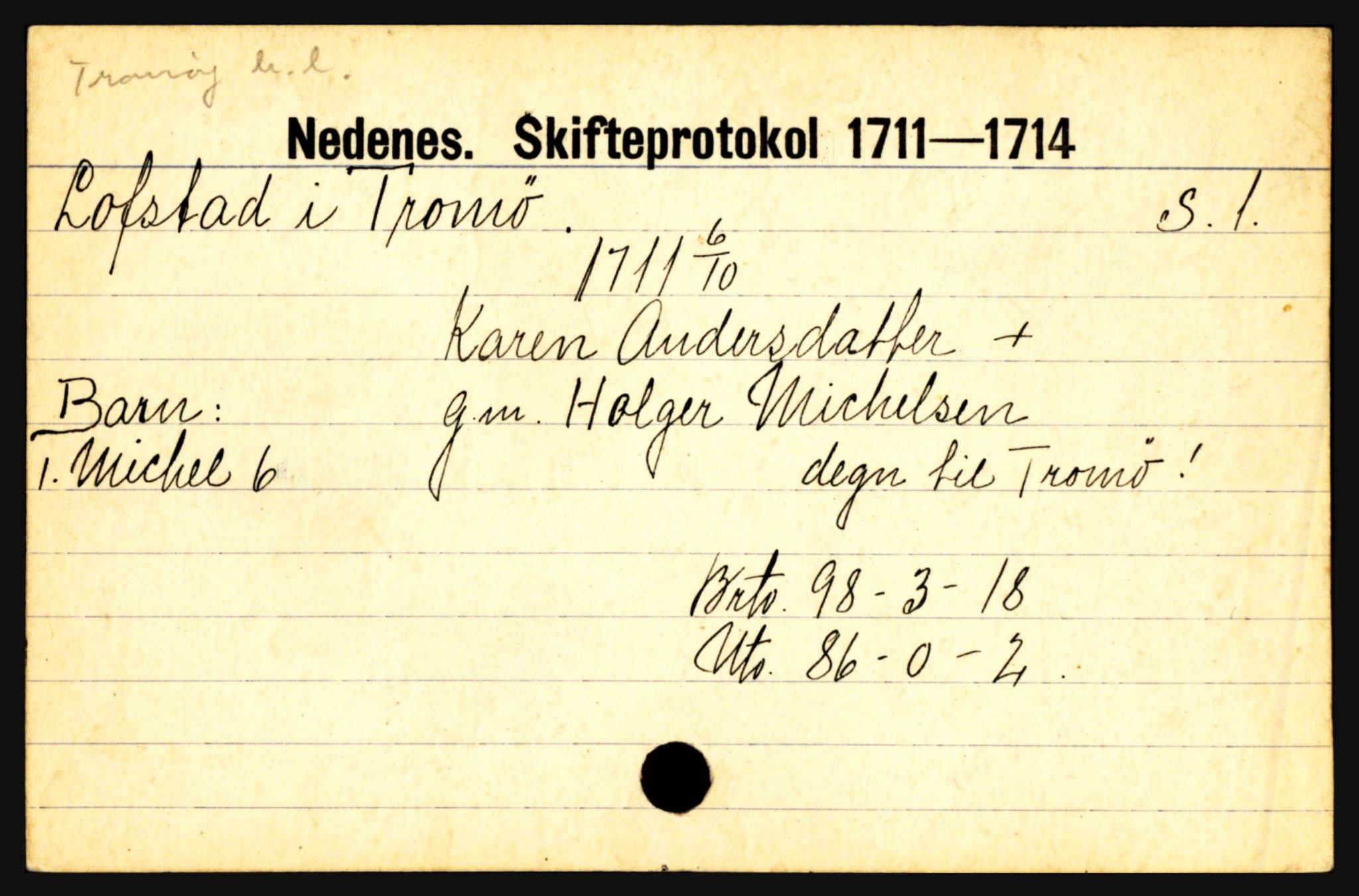 Nedenes sorenskriveri før 1824, AV/SAK-1221-0007/H, s. 18133