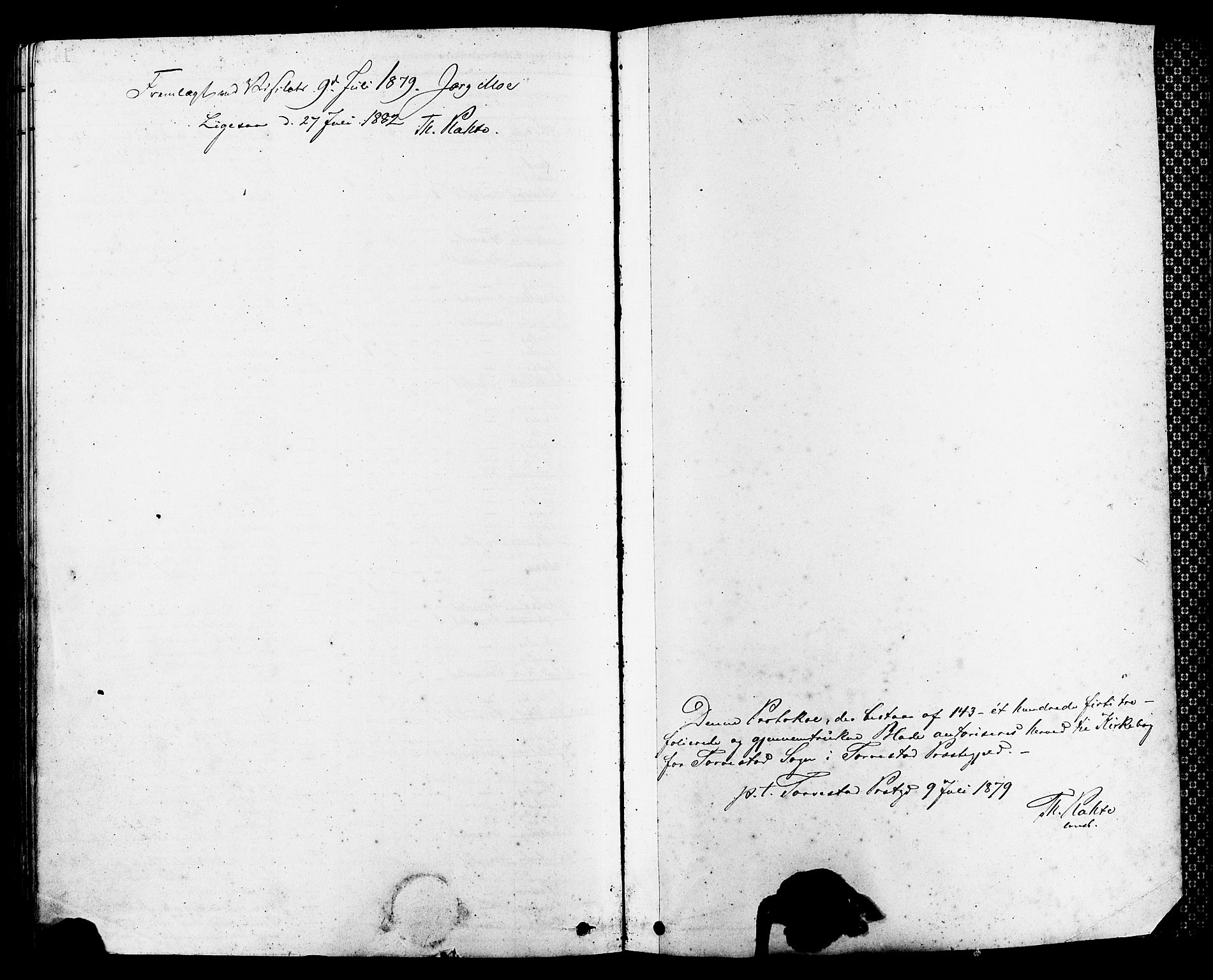 Torvastad sokneprestkontor, SAST/A -101857/H/Ha/Haa/L0014: Ministerialbok nr. A 13, 1879-1888, s. 144