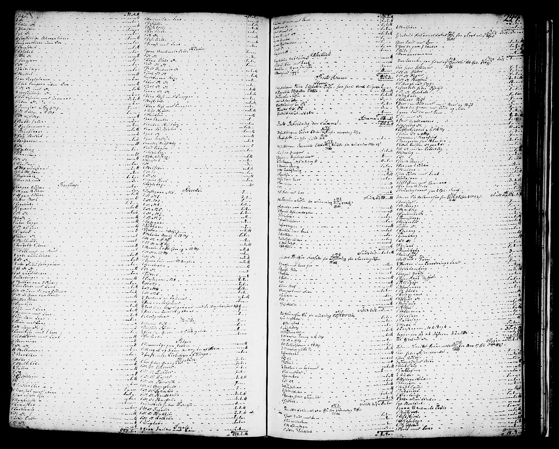 Søre Sunnmøre sorenskriveri, AV/SAT-A-4122/1/3/3A/L0008: Skifte- / Skifteutloddings- / Skifteslutningsprotokollar, 1821-1826, s. 243b-244a
