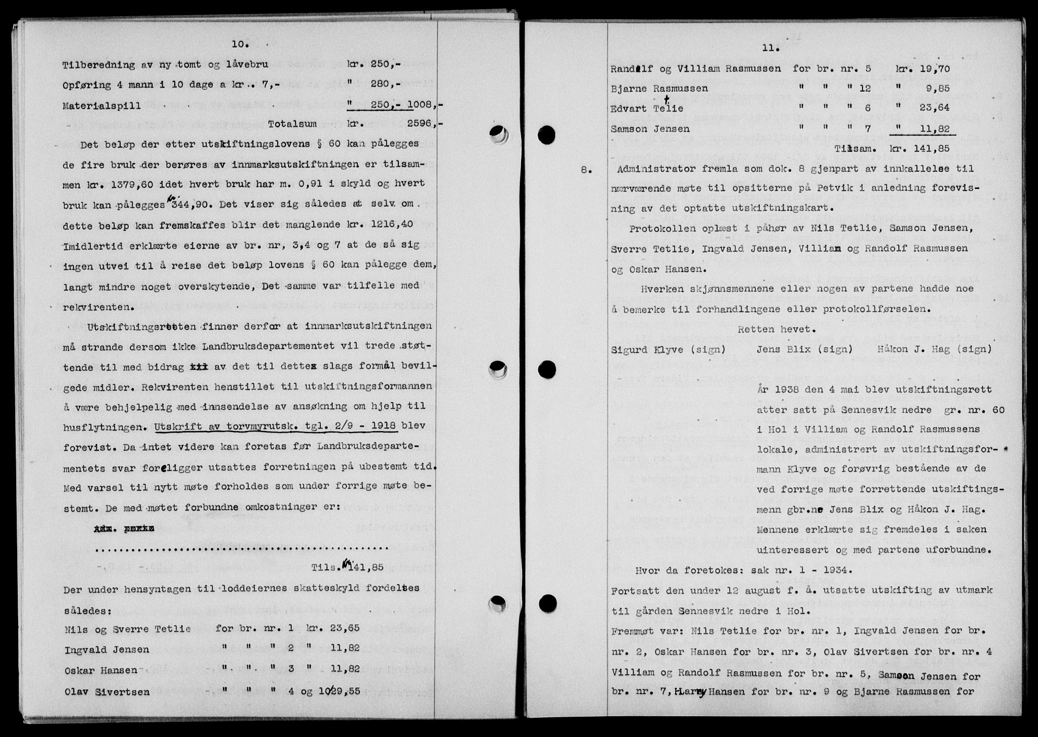 Lofoten sorenskriveri, AV/SAT-A-0017/1/2/2C/L0007a: Pantebok nr. 7a, 1939-1940, Dagboknr: 206/1940