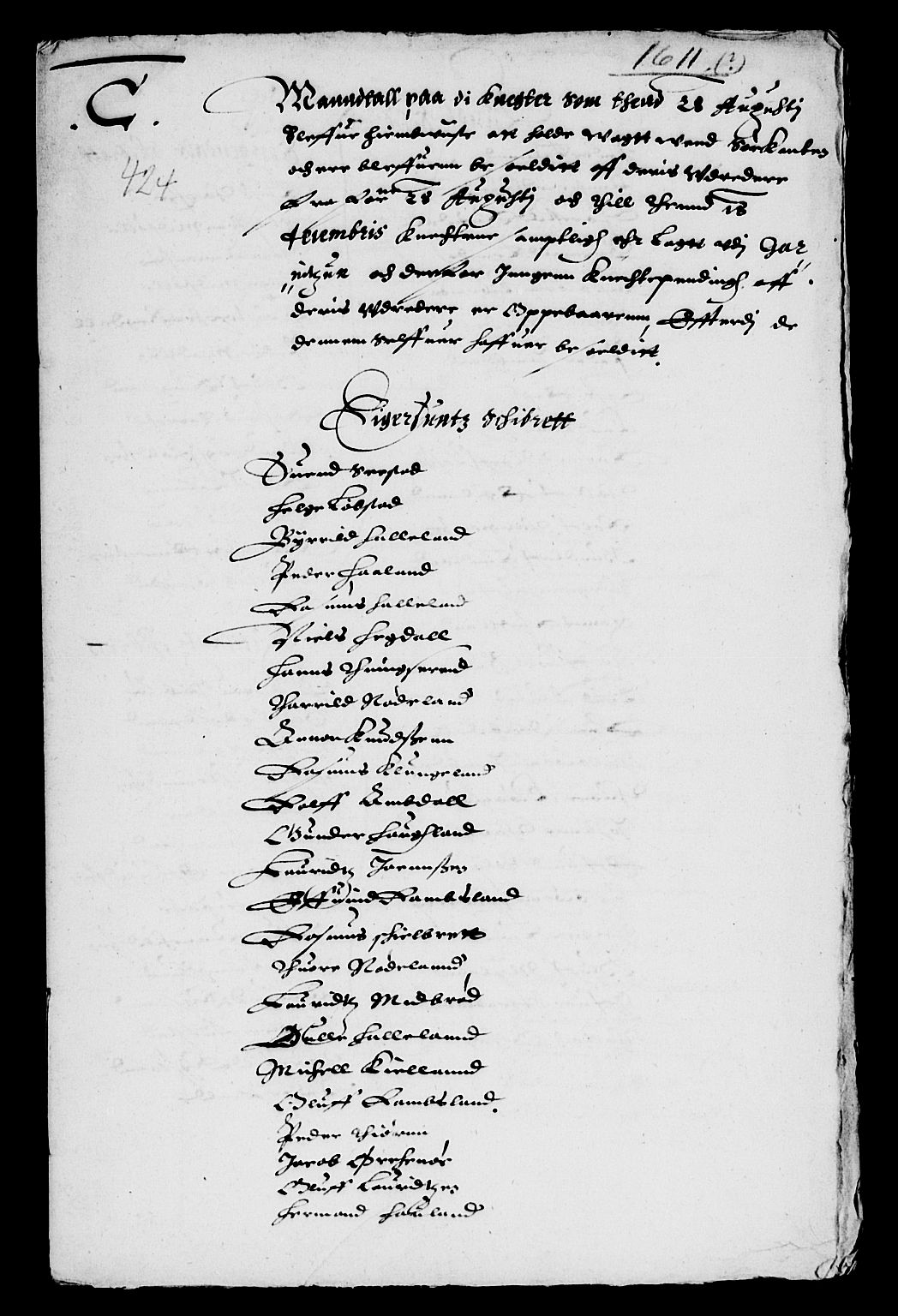 Rentekammeret inntil 1814, Reviderte regnskaper, Lensregnskaper, RA/EA-5023/R/Rb/Rbs/L0004: Stavanger len, 1611-1615