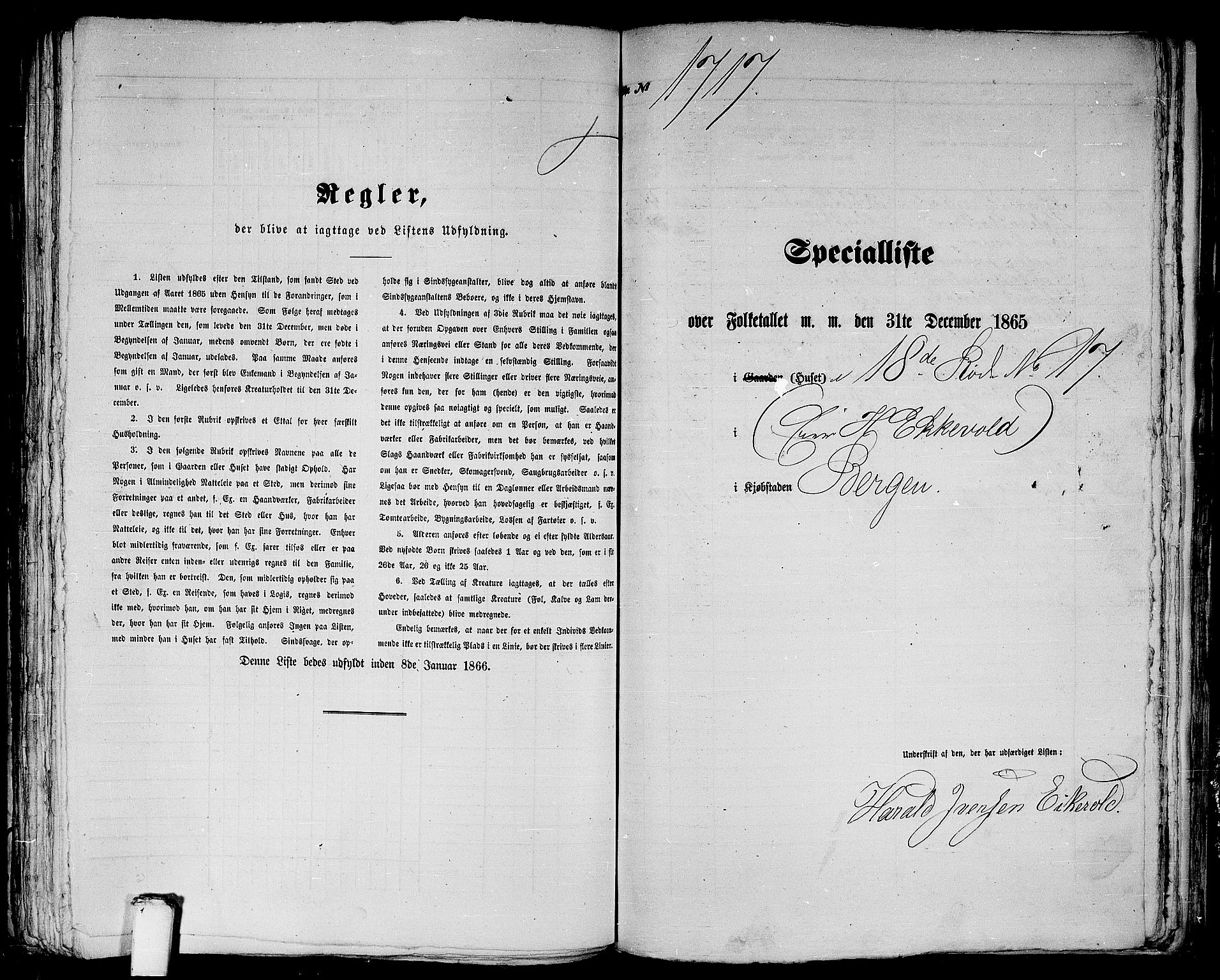 RA, Folketelling 1865 for 1301 Bergen kjøpstad, 1865, s. 3515