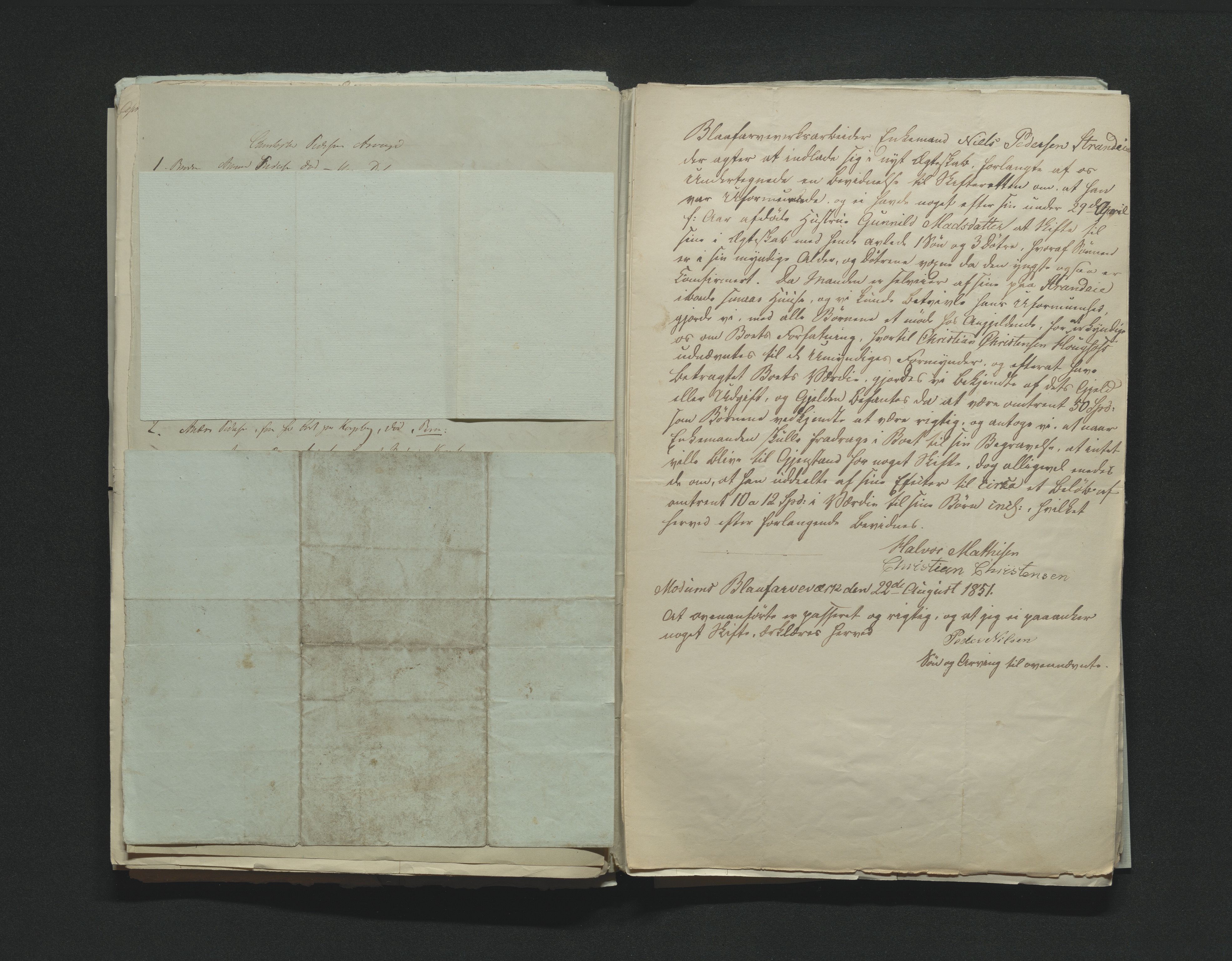 Eiker, Modum og Sigdal sorenskriveri, AV/SAKO-A-123/H/Ha/Hab/L0008: Dødsfallsmeldinger, 1850-1853