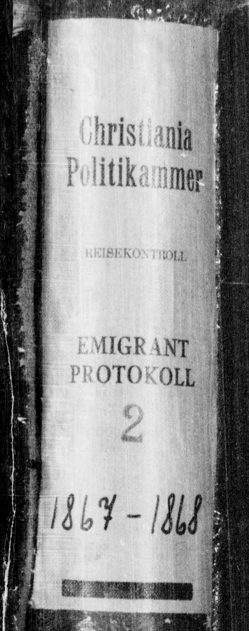 Oslo politidistrikt, SAO/A-10085/E/Ee/Eef/L0002: Emigrantprotokoll, 1867-1869