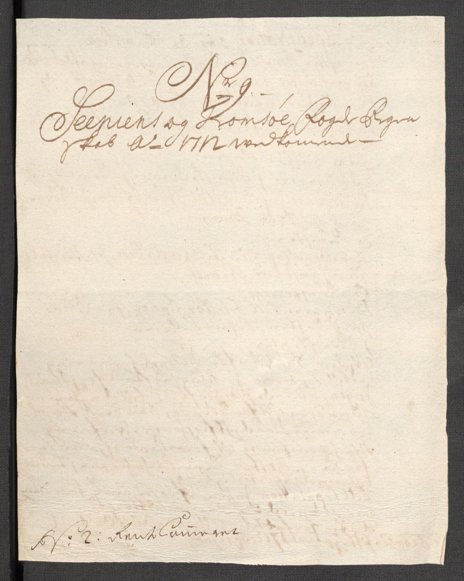 Rentekammeret inntil 1814, Reviderte regnskaper, Fogderegnskap, AV/RA-EA-4092/R68/L4758: Fogderegnskap Senja og Troms, 1711-1712, s. 349