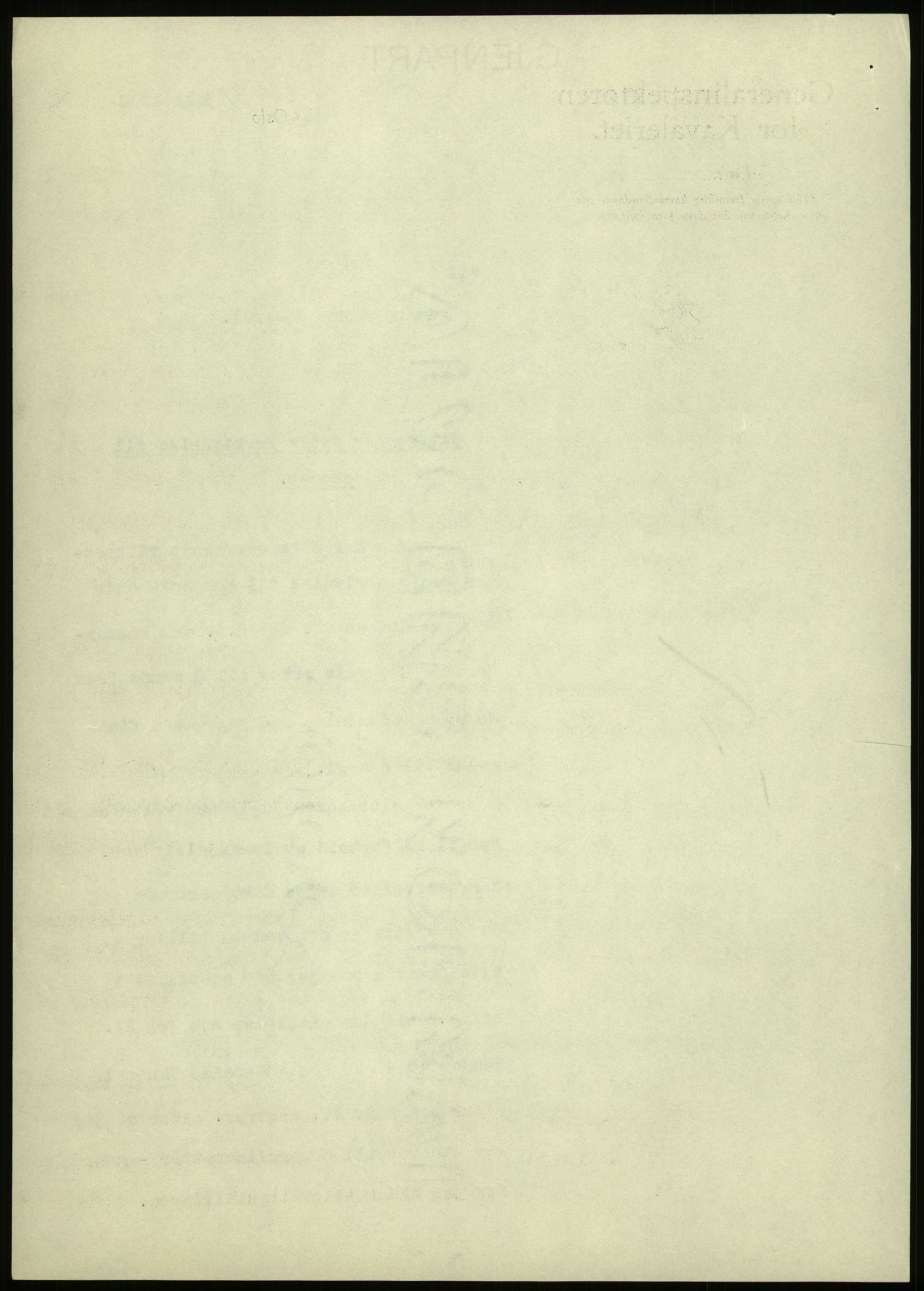 Forsvaret, Forsvarets krigshistoriske avdeling, AV/RA-RAFA-2017/Y/Yb/L0159: II-C-11-750-825  -  Kavaleriet og artilleriet, 1936-1940, s. 5