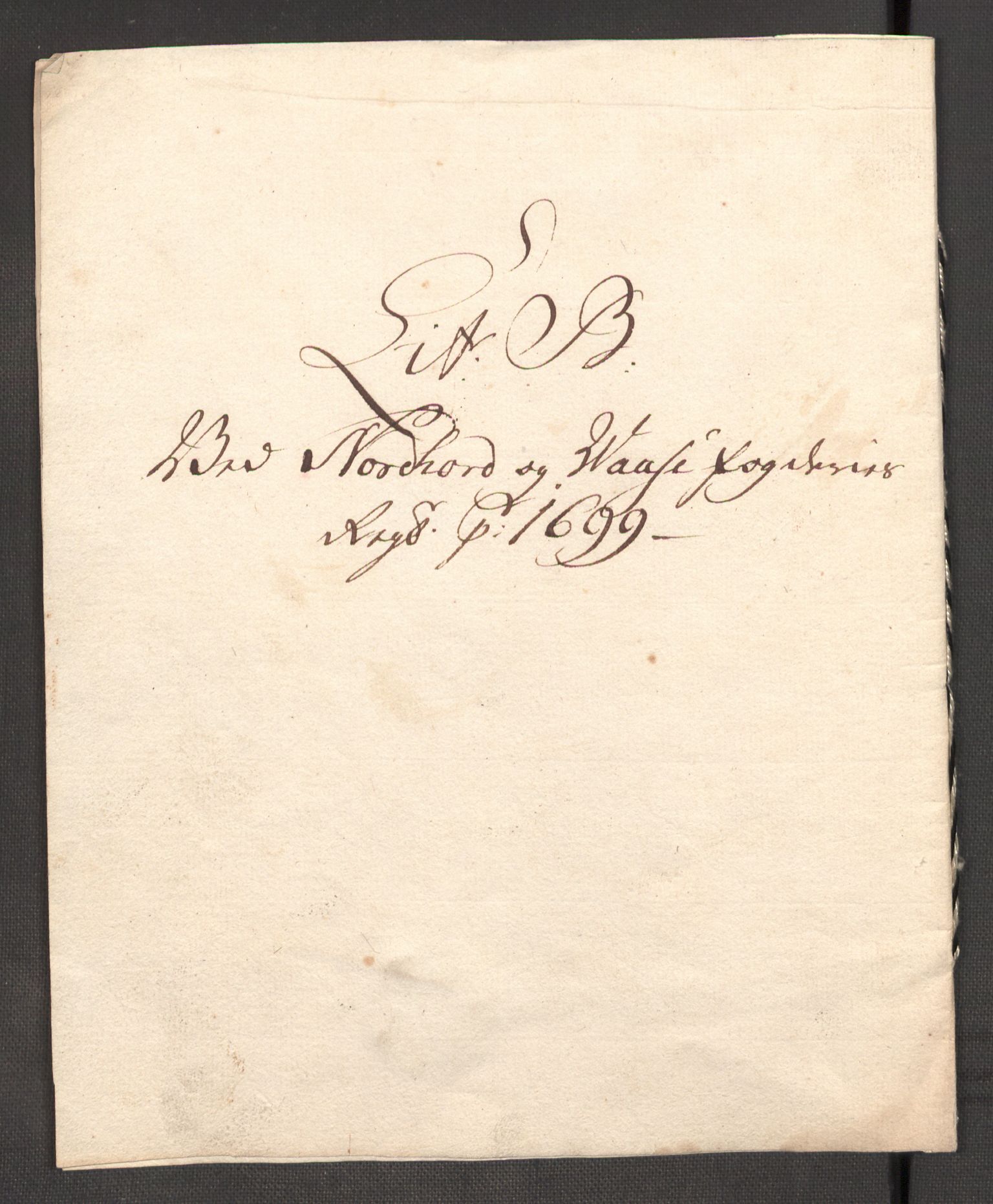 Rentekammeret inntil 1814, Reviderte regnskaper, Fogderegnskap, RA/EA-4092/R51/L3184: Fogderegnskap Nordhordland og Voss, 1698-1699, s. 327