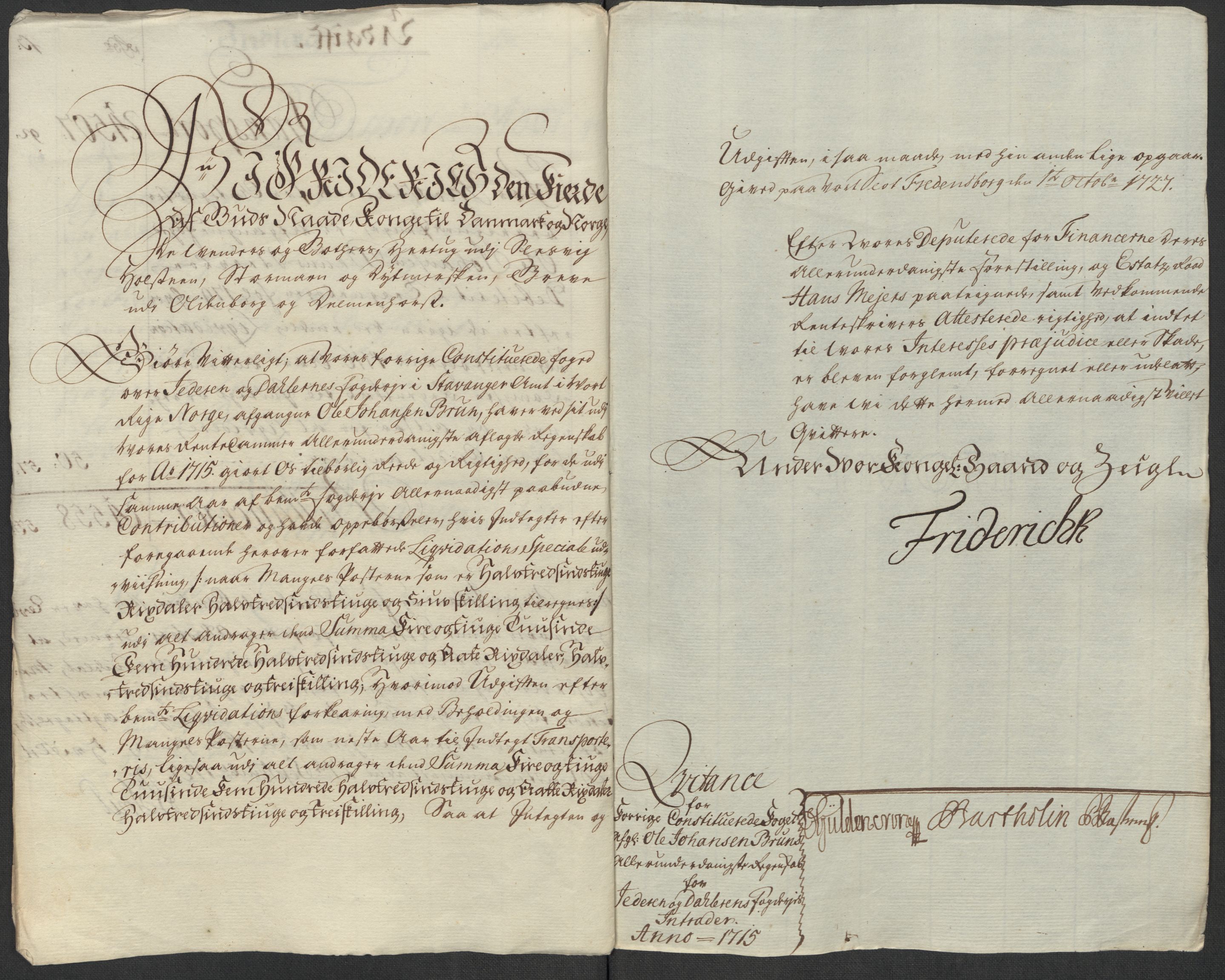 Rentekammeret inntil 1814, Reviderte regnskaper, Fogderegnskap, AV/RA-EA-4092/R46/L2740: Fogderegnskap Jæren og Dalane, 1715-1716, s. 21