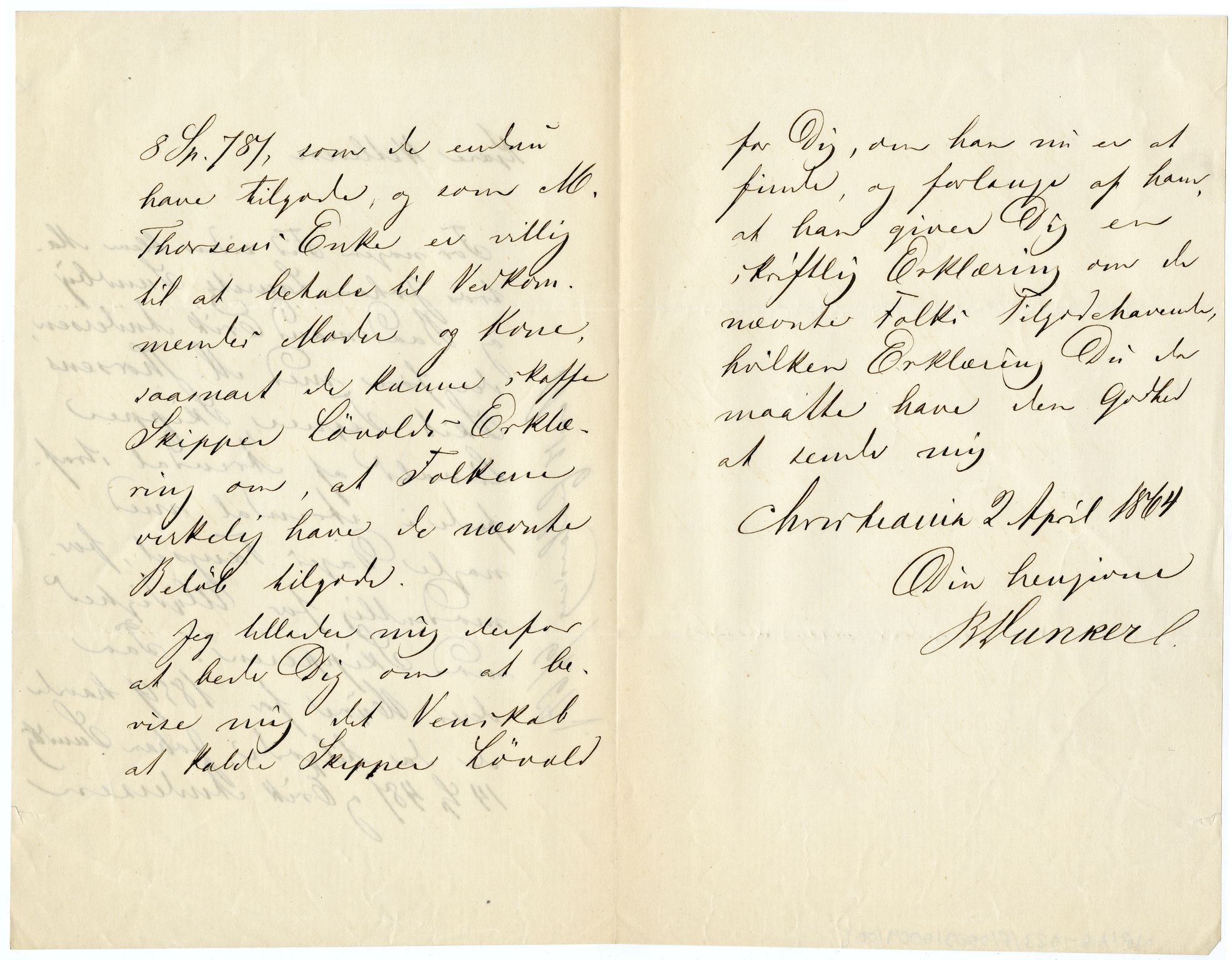 Diderik Maria Aalls brevsamling, NF/Ark-1023/F/L0003: D.M. Aalls brevsamling. D - G, 1797-1889, s. 130