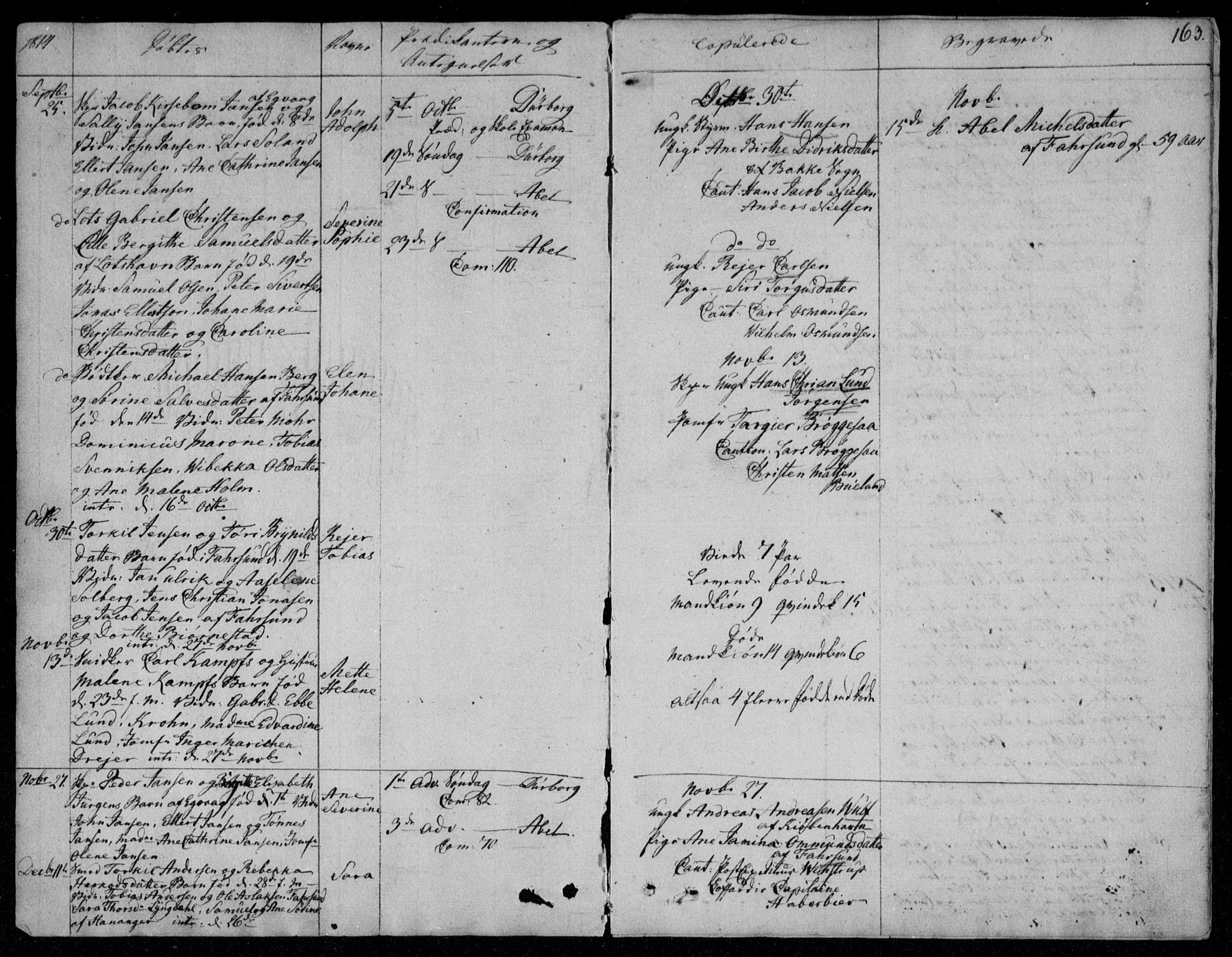 Farsund sokneprestkontor, SAK/1111-0009/F/Fa/L0001: Ministerialbok nr. A 1, 1784-1815, s. 163