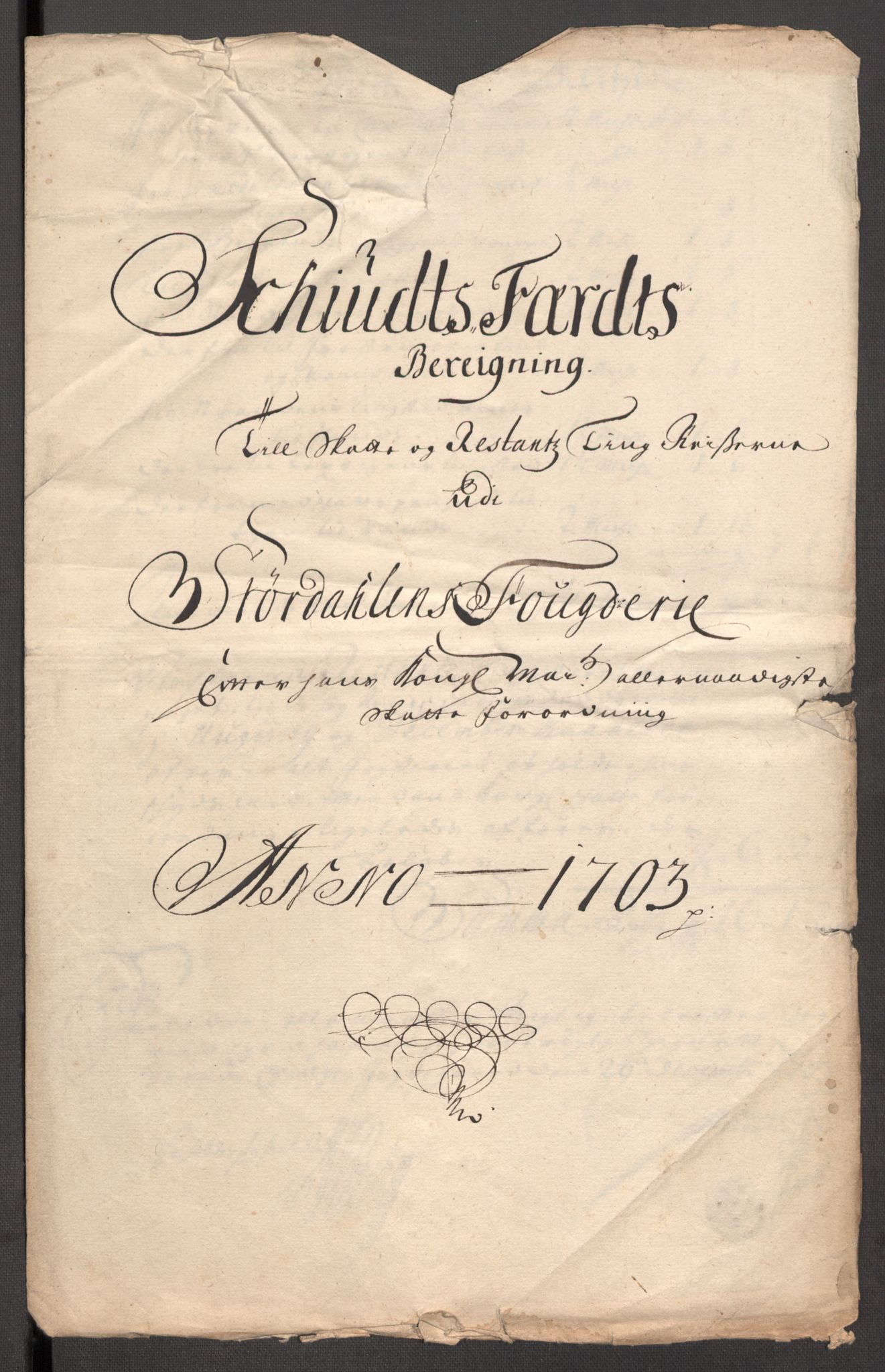 Rentekammeret inntil 1814, Reviderte regnskaper, Fogderegnskap, AV/RA-EA-4092/R62/L4194: Fogderegnskap Stjørdal og Verdal, 1703, s. 295