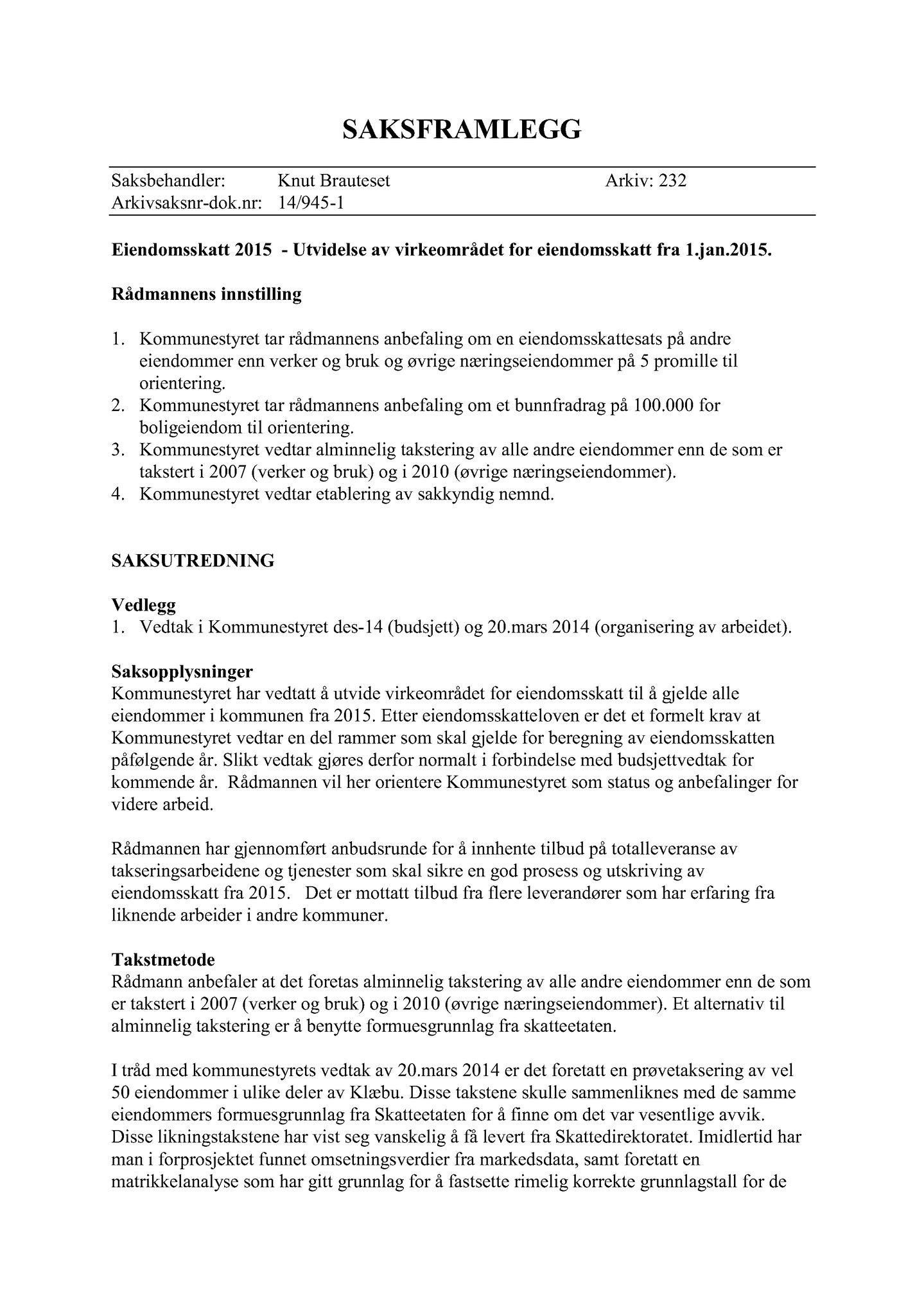 Klæbu Kommune, TRKO/KK/01-KS/L007: Kommunestyret - Møtedokumenter, 2014, s. 2084