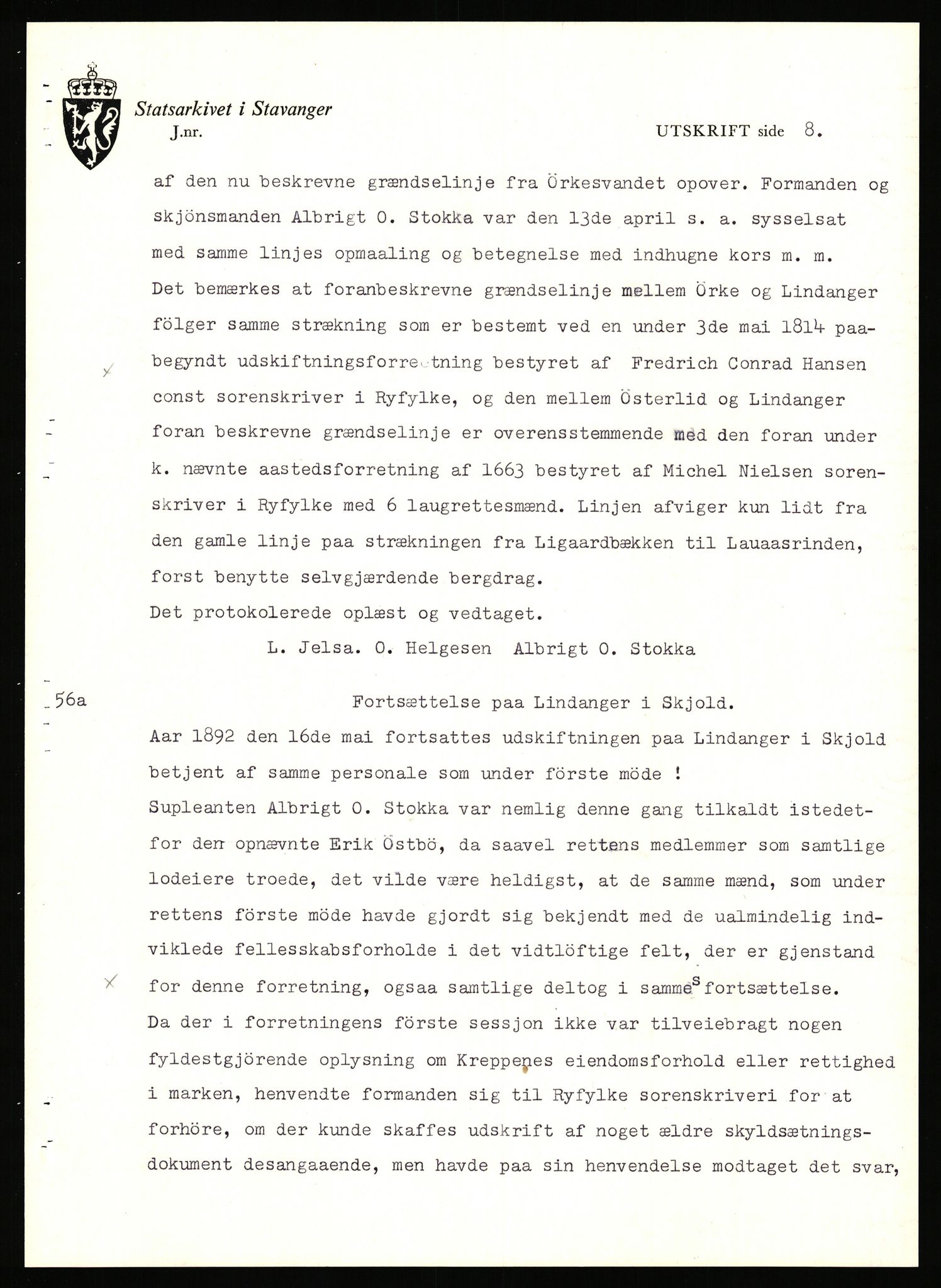 Statsarkivet i Stavanger, SAST/A-101971/03/Y/Yj/L0048: Avskrifter sortert etter gårdsnavn: Kluge - Kristianslyst, 1750-1930, s. 493