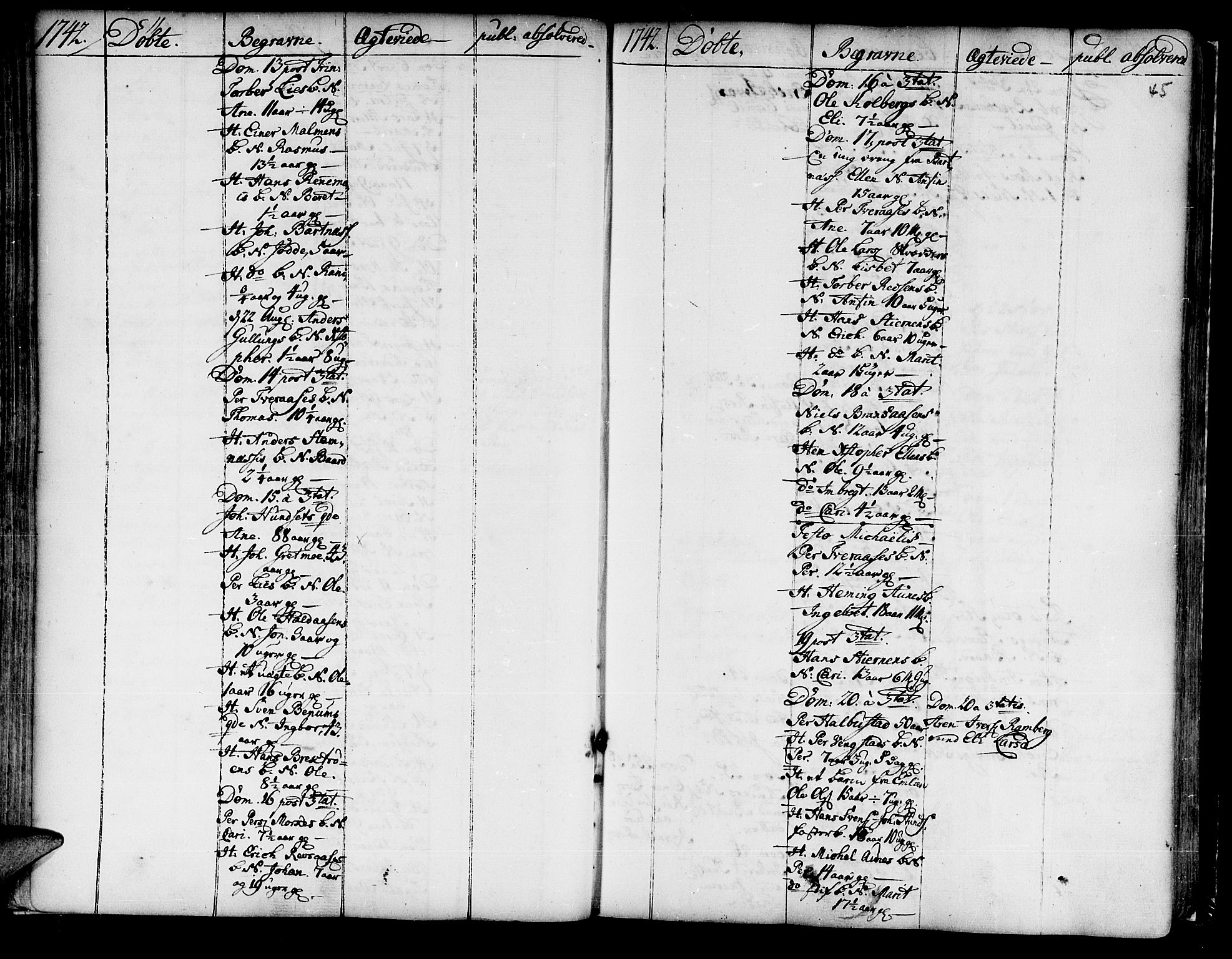 Ministerialprotokoller, klokkerbøker og fødselsregistre - Nord-Trøndelag, SAT/A-1458/741/L0385: Ministerialbok nr. 741A01, 1722-1815, s. 45