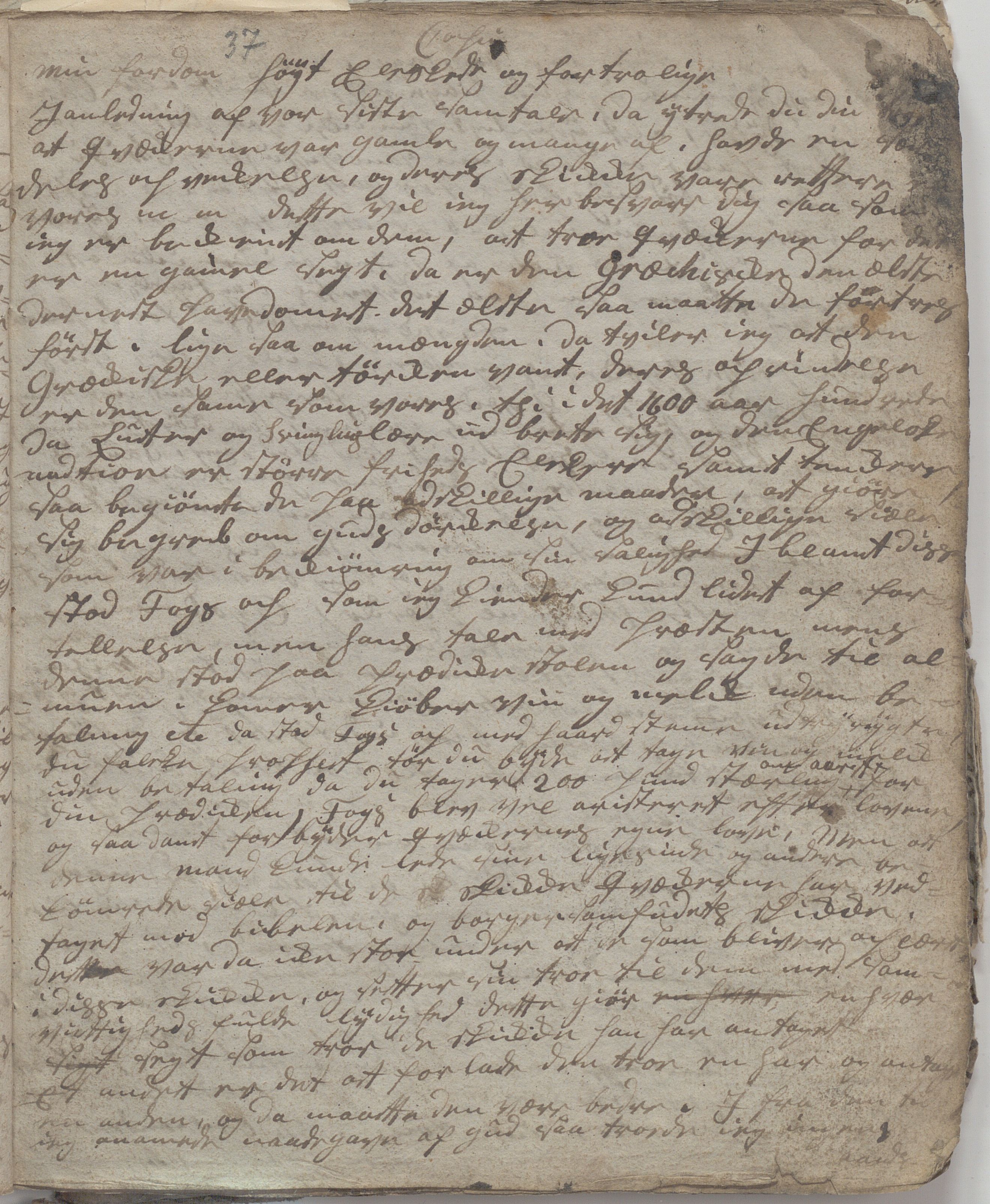 Heggtveitsamlingen, TMF/A-1007/H/L0047/0006: Kopibøker, brev etc.  / "Kopibok IV"/"MF IV", 1815-1819, s. 37