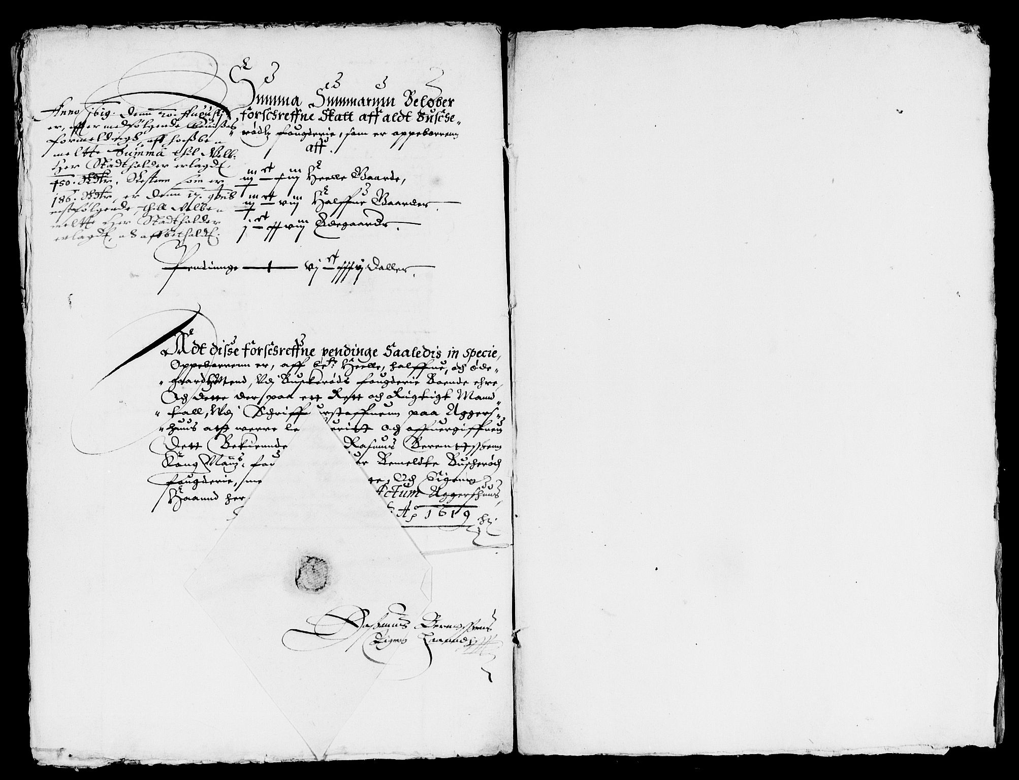 Rentekammeret inntil 1814, Reviderte regnskaper, Lensregnskaper, AV/RA-EA-5023/R/Rb/Rba/L0053: Akershus len, 1619-1620