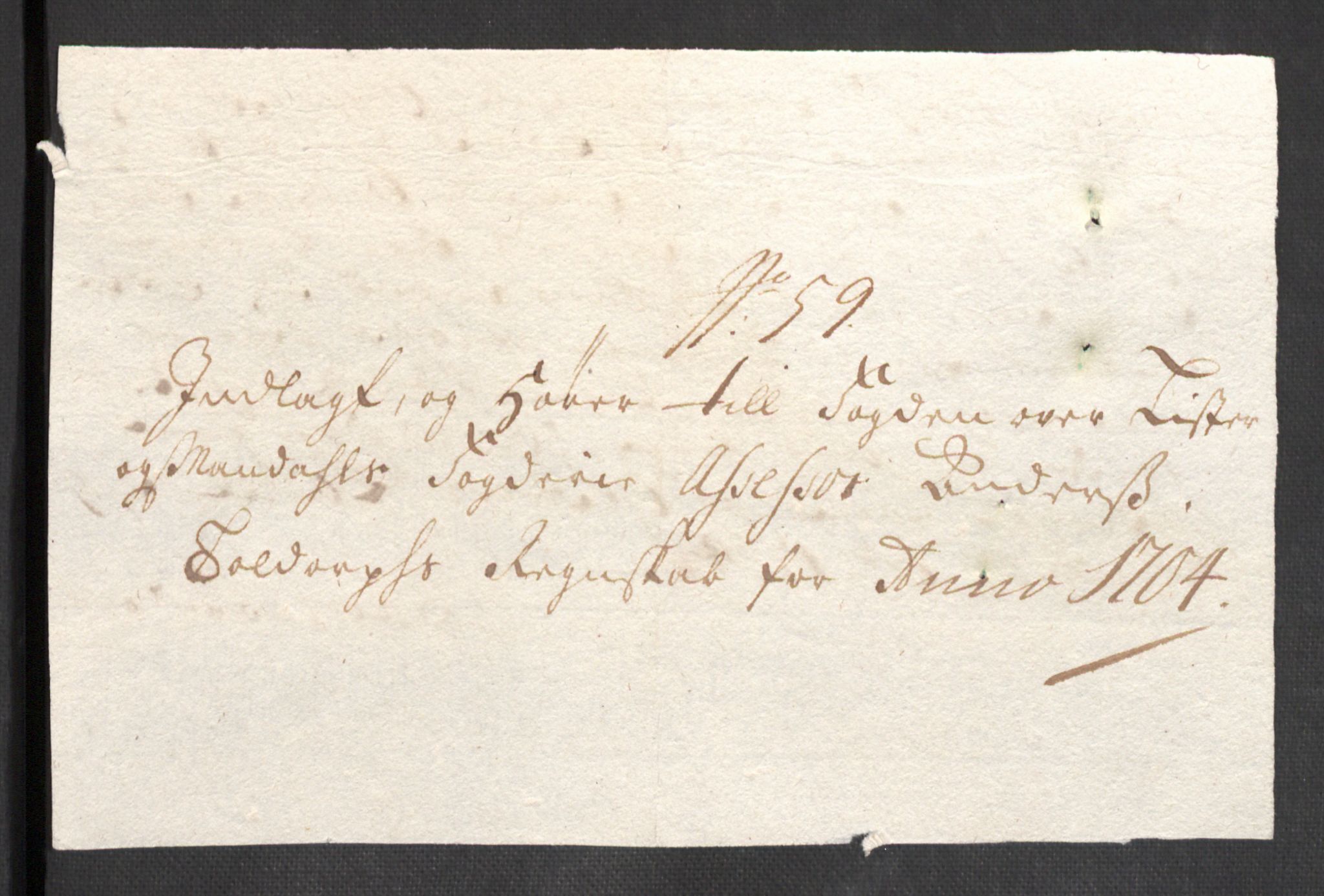 Rentekammeret inntil 1814, Reviderte regnskaper, Fogderegnskap, RA/EA-4092/R43/L2550: Fogderegnskap Lista og Mandal, 1703-1704, s. 442