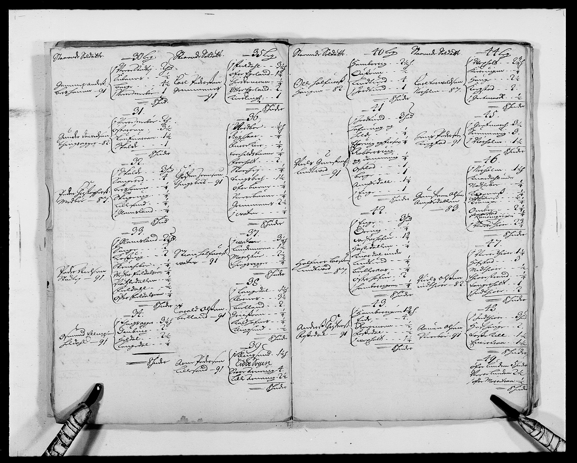 Rentekammeret inntil 1814, Reviderte regnskaper, Fogderegnskap, AV/RA-EA-4092/R39/L2311: Fogderegnskap Nedenes, 1690-1692, s. 84