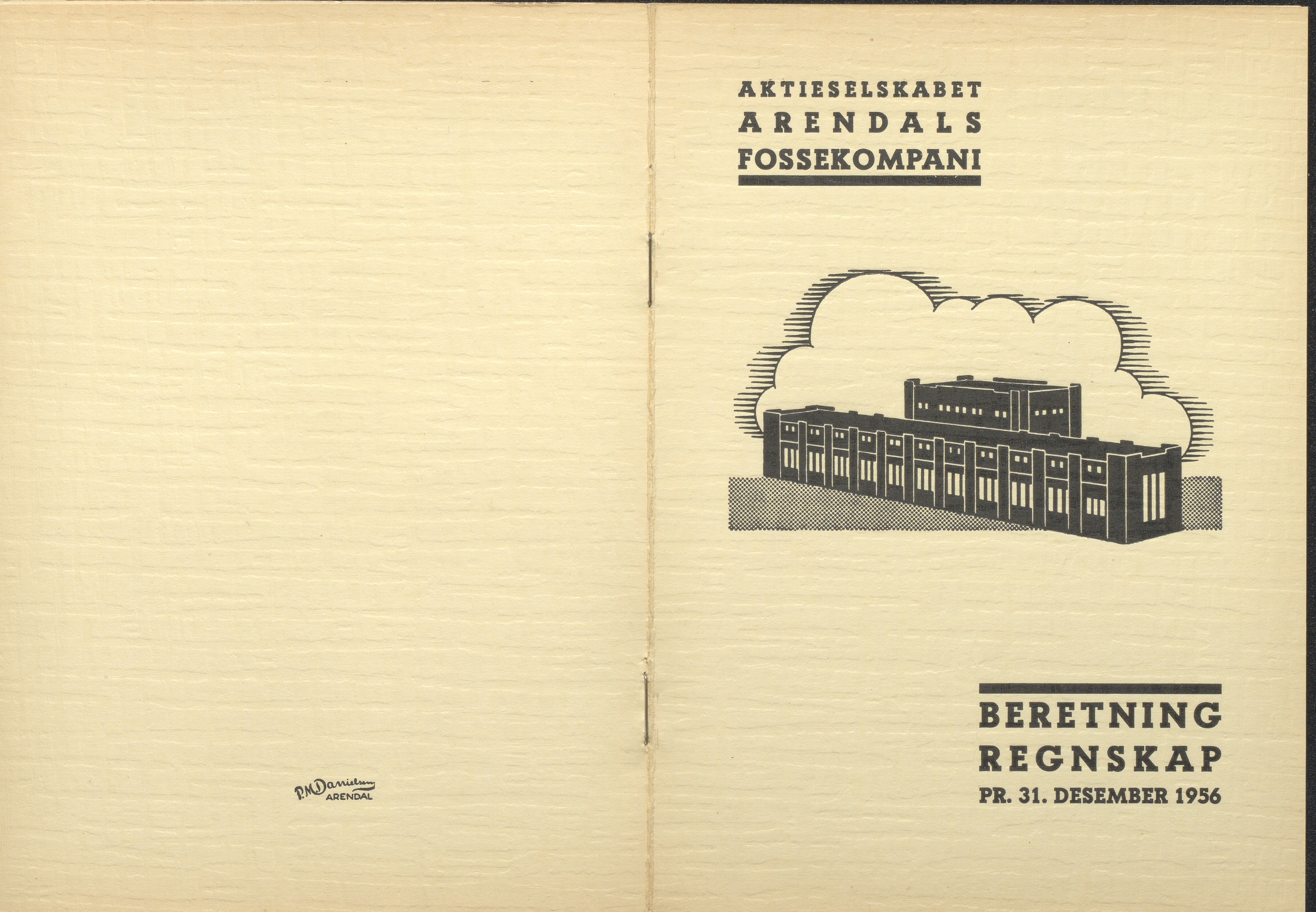 Arendals Fossekompani, AAKS/PA-2413/X/X01/L0001/0012: Beretninger, regnskap, balansekonto, gevinst- og tapskonto / Beretning, regnskap 1945 - 1962, 1945-1962, s. 67