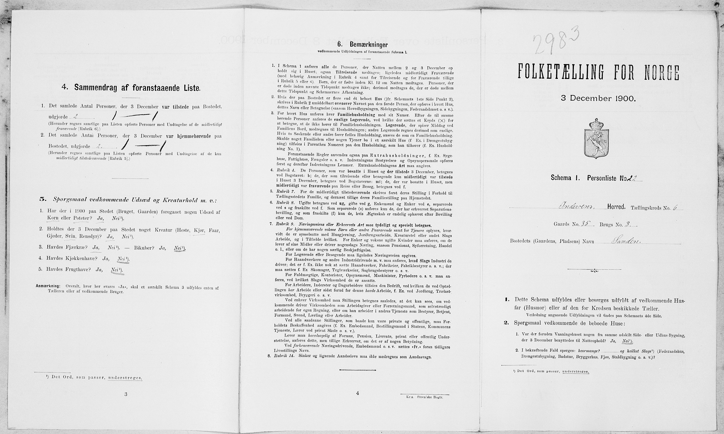 SAT, Folketelling 1900 for 1729 Inderøy herred, 1900, s. 925