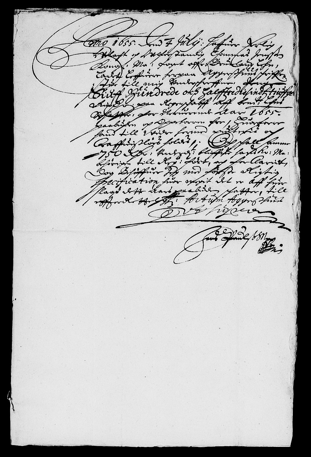 Rentekammeret inntil 1814, Reviderte regnskaper, Lensregnskaper, AV/RA-EA-5023/R/Rb/Rbl/L0011: Brunla len, 1652-1658