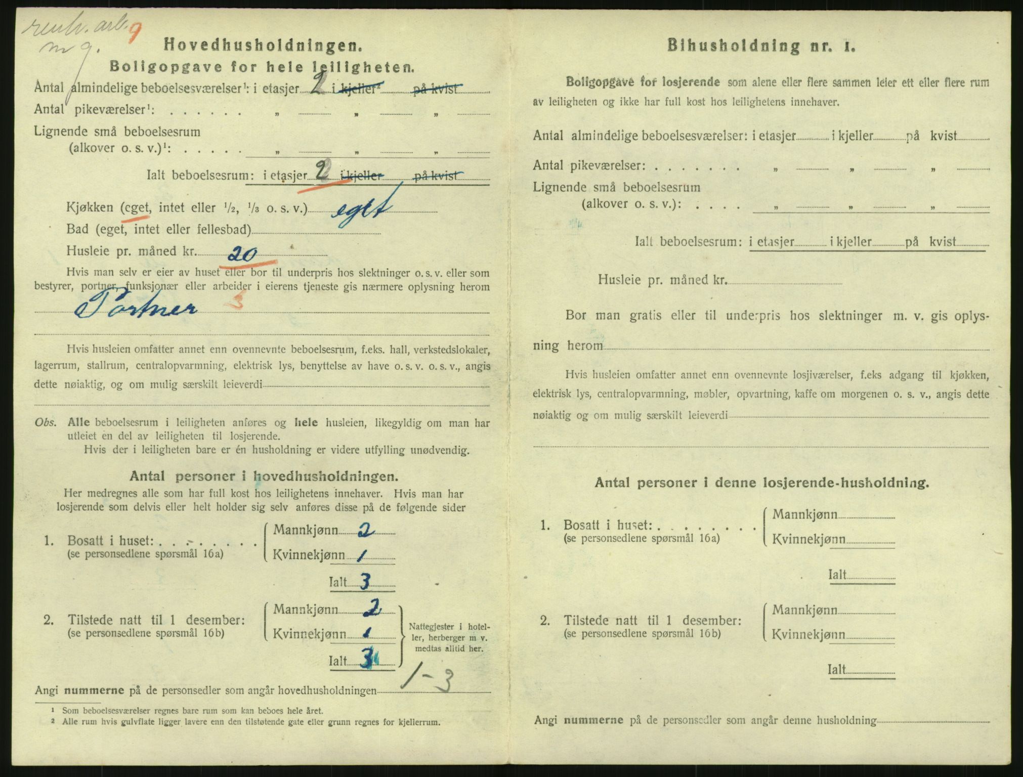 SAO, Folketelling 1920 for 0301 Kristiania kjøpstad, 1920, s. 57583