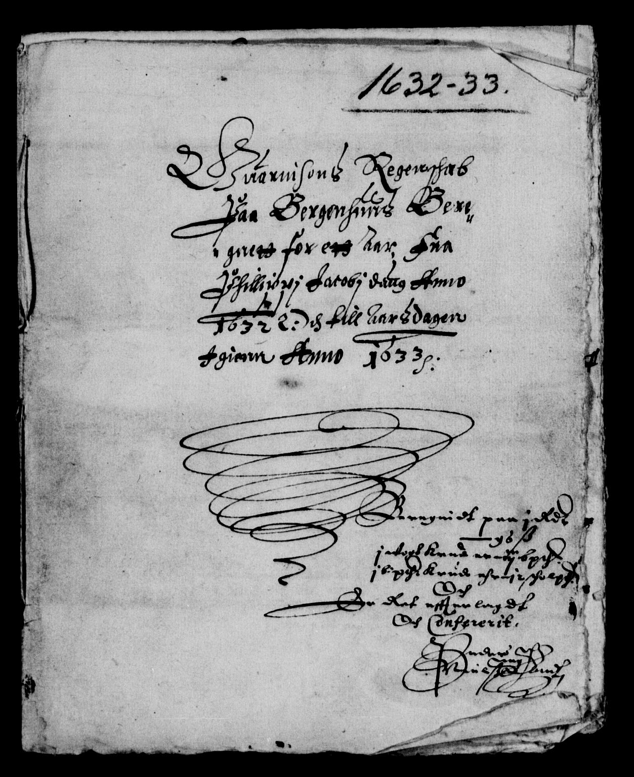 Rentekammeret inntil 1814, Reviderte regnskaper, Lensregnskaper, AV/RA-EA-5023/R/Rb/Rbt/L0063: Bergenhus len, 1629-1633