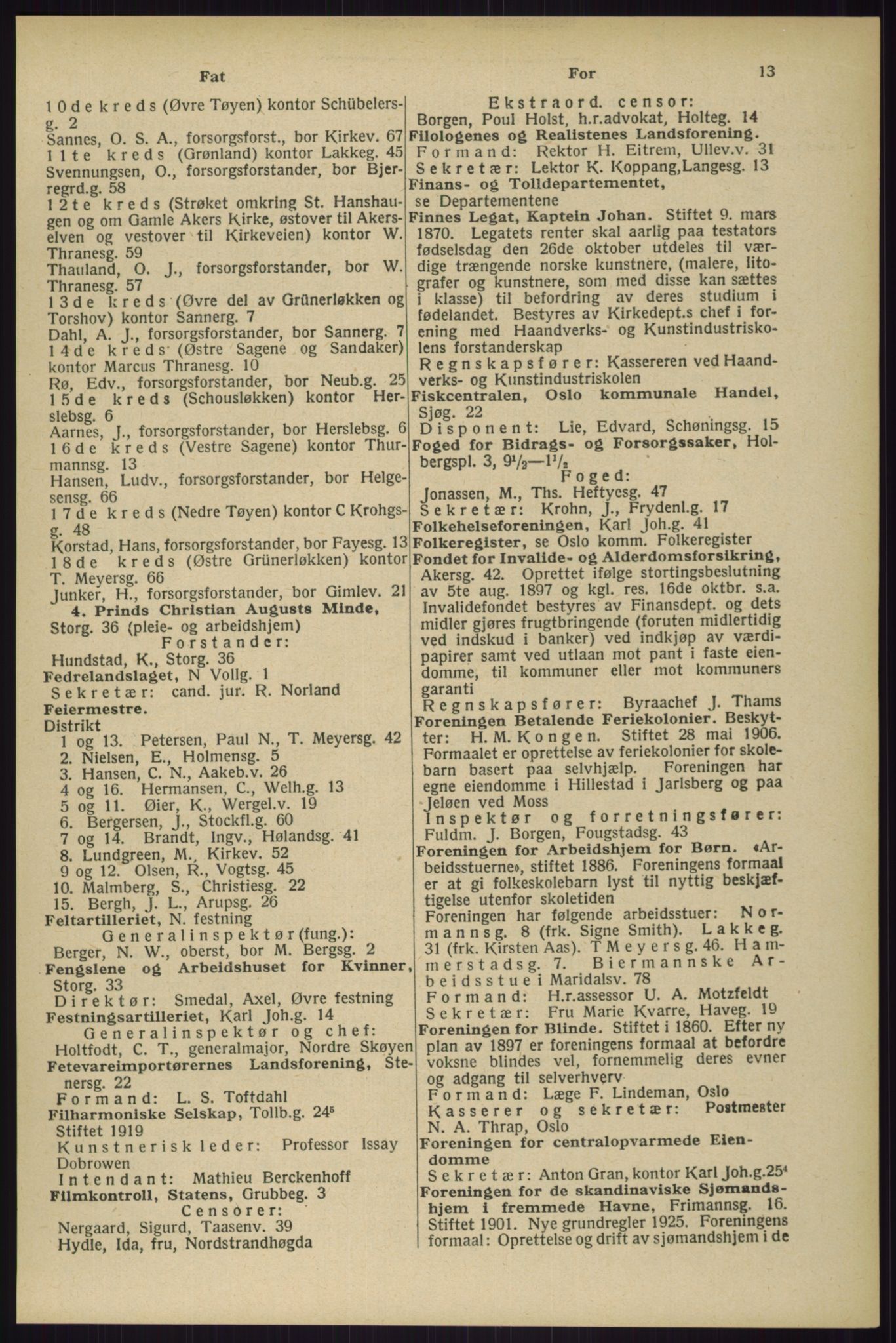 Kristiania/Oslo adressebok, PUBL/-, 1929, s. 13