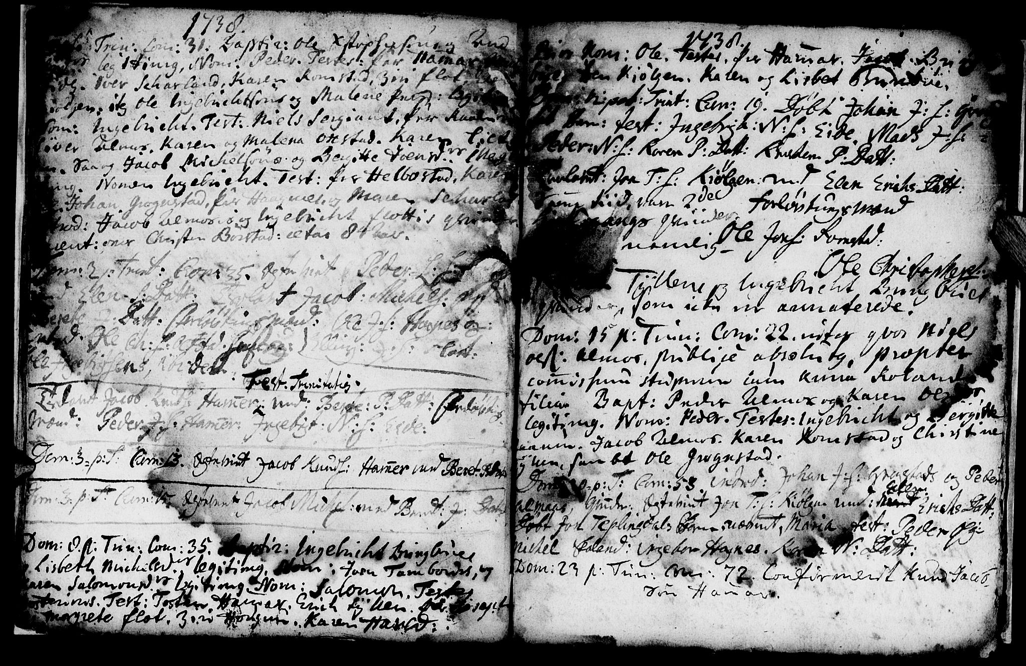 Ministerialprotokoller, klokkerbøker og fødselsregistre - Nord-Trøndelag, AV/SAT-A-1458/765/L0560: Ministerialbok nr. 765A01, 1706-1748, s. 21