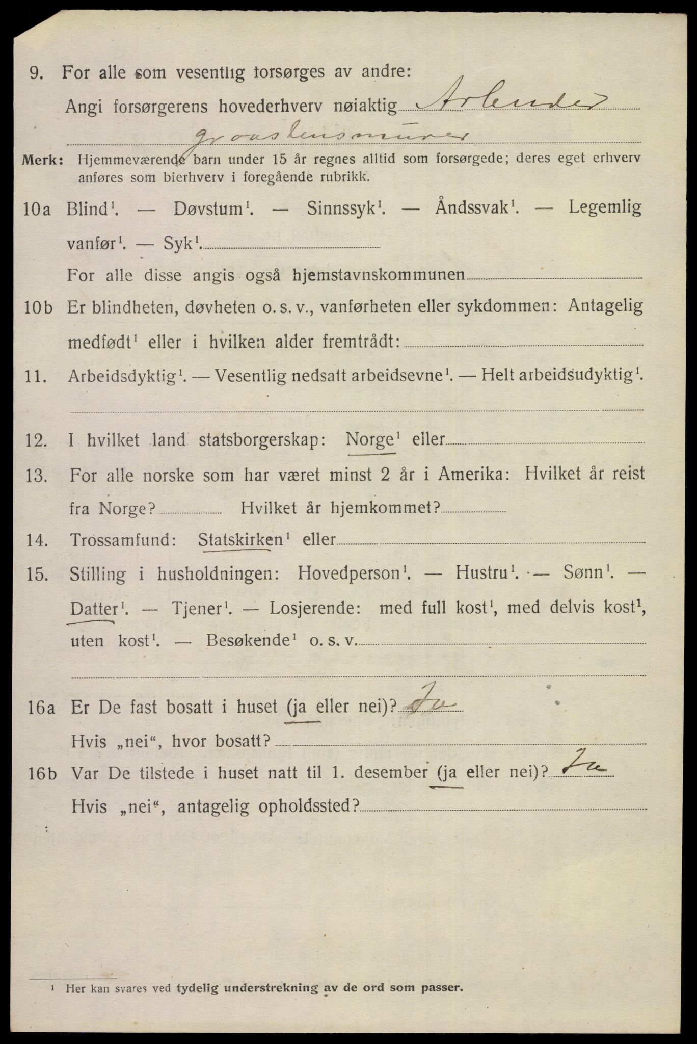 SAKO, Folketelling 1920 for 0813 Eidanger herred, 1920, s. 4095