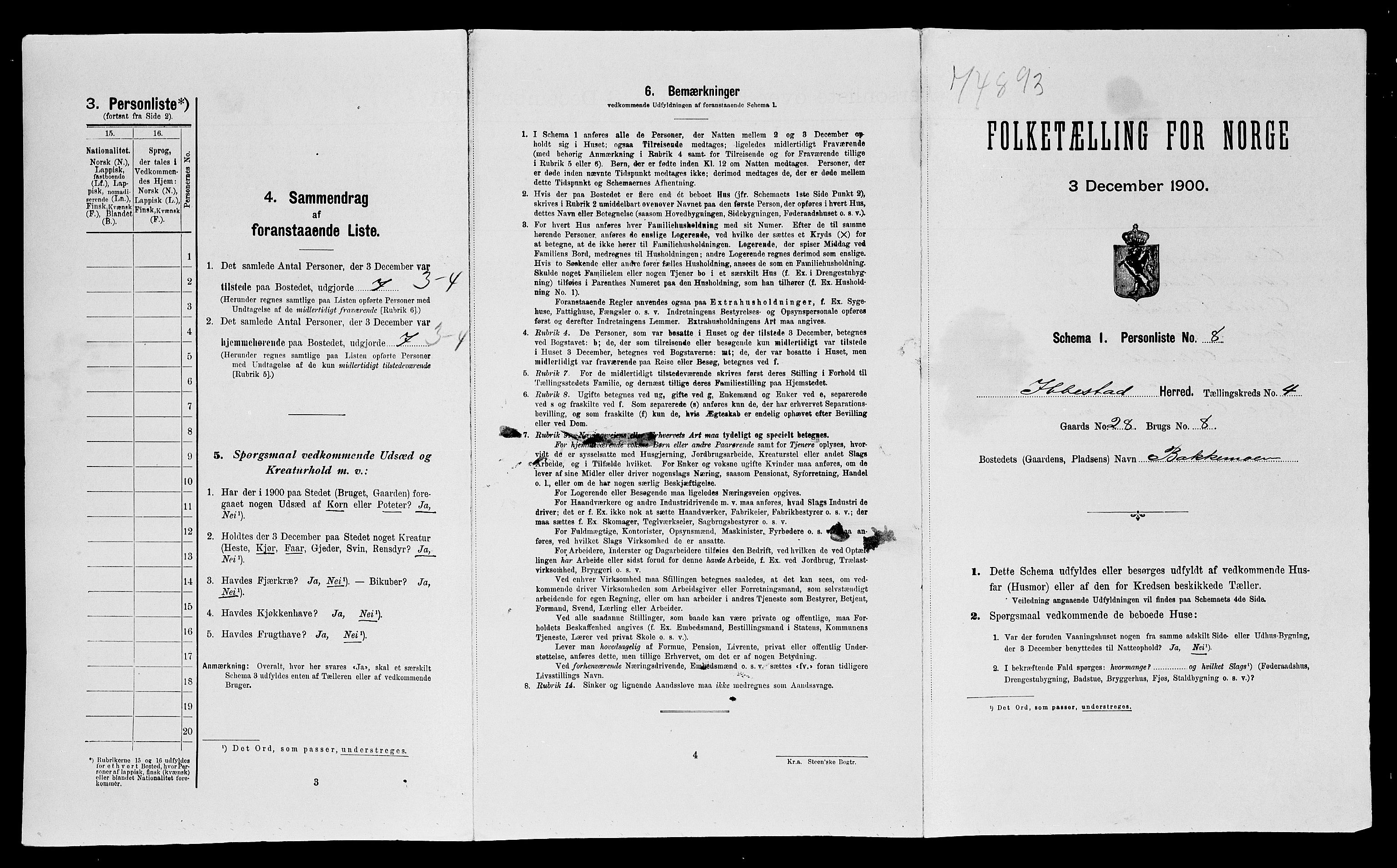 SATØ, Folketelling 1900 for 1917 Ibestad herred, 1900, s. 616