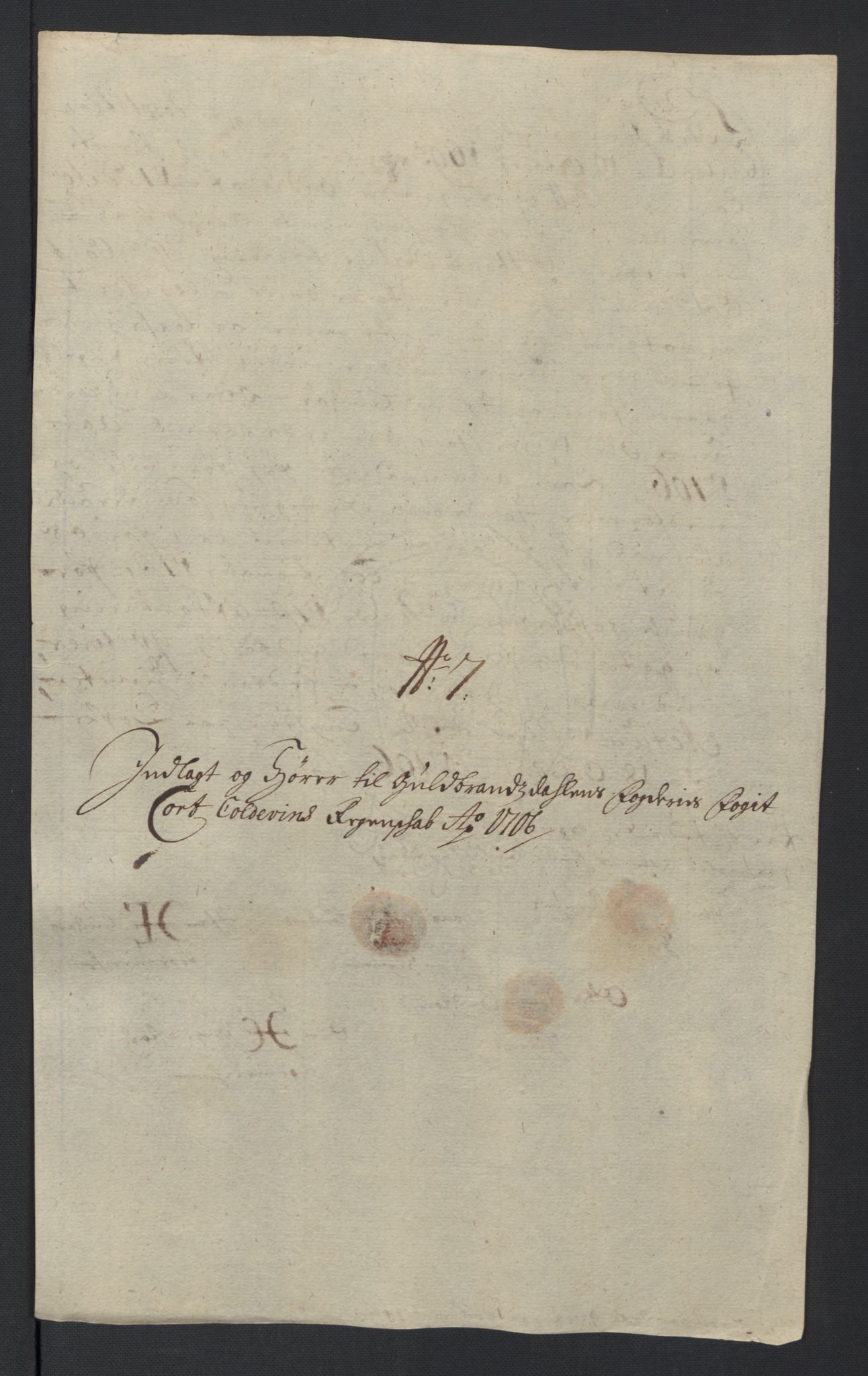 Rentekammeret inntil 1814, Reviderte regnskaper, Fogderegnskap, RA/EA-4092/R17/L1178: Fogderegnskap Gudbrandsdal, 1705-1707, s. 191