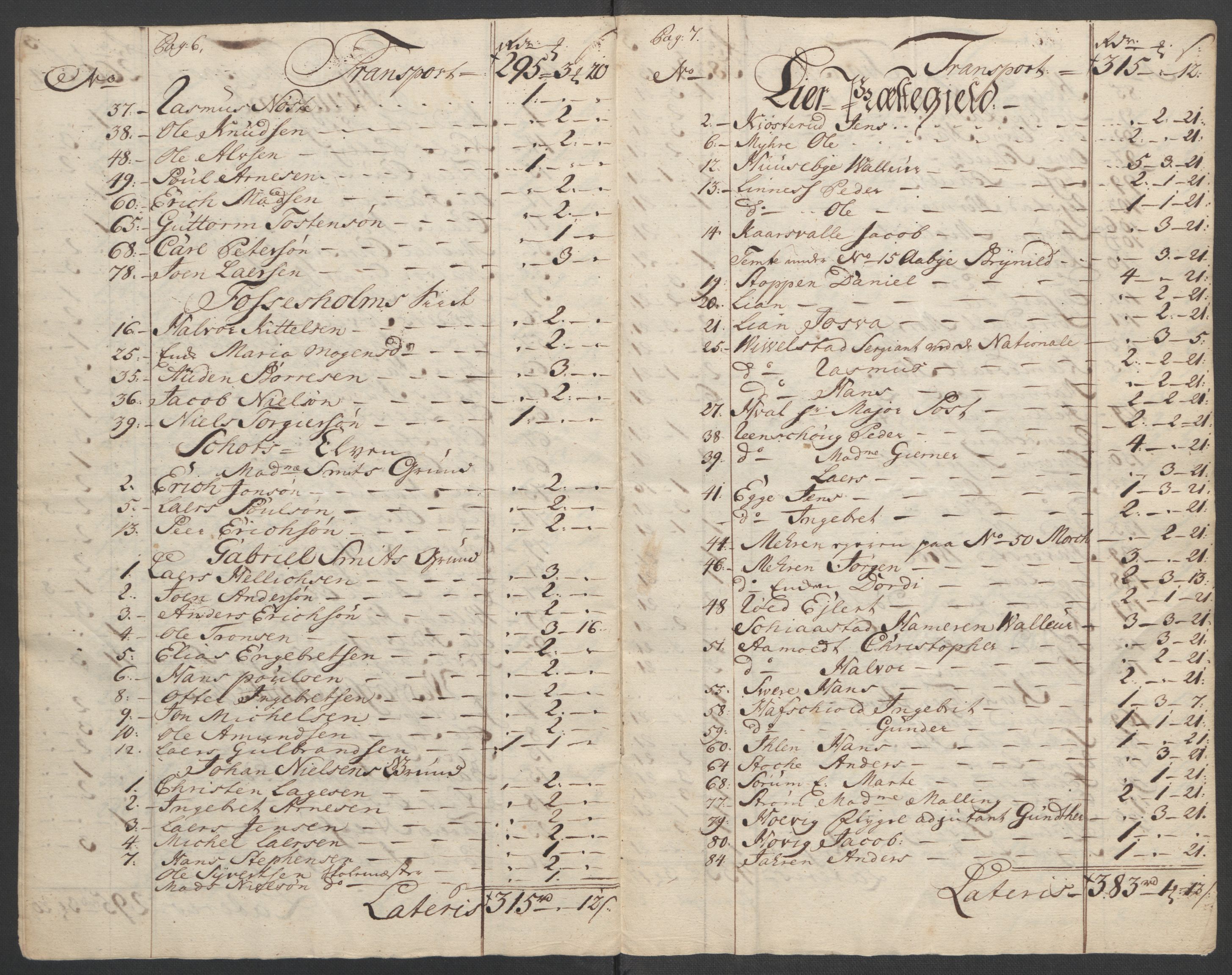 Rentekammeret inntil 1814, Reviderte regnskaper, Fogderegnskap, RA/EA-4092/R31/L1833: Ekstraskatten Hurum, Røyken, Eiker, Lier og Buskerud, 1762-1764, s. 242