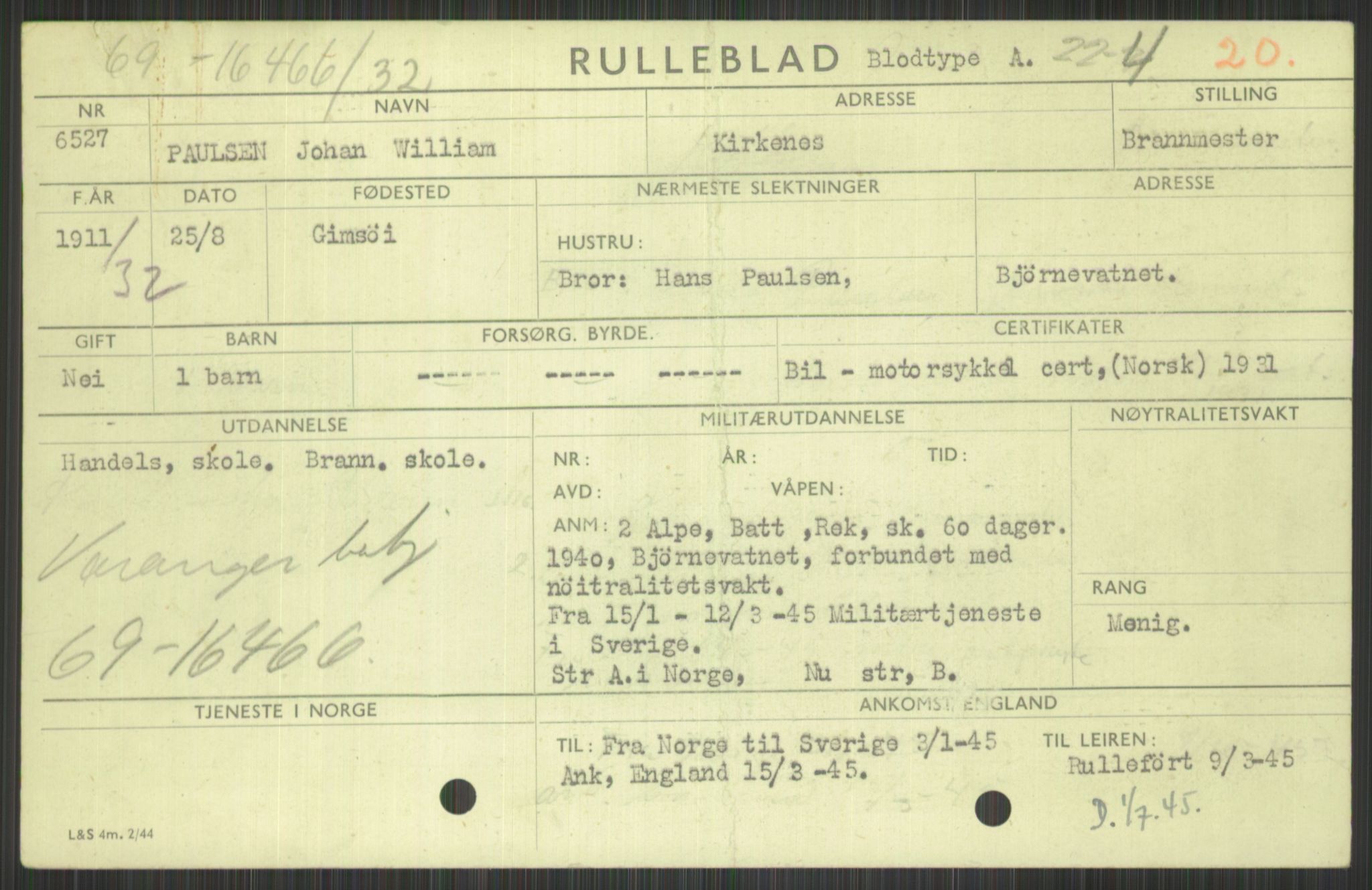 Forsvaret, Varanger bataljon, AV/RA-RAFA-2258/1/D/L0440: Rulleblad for fødte 1892-1912, 1892-1912, s. 1403