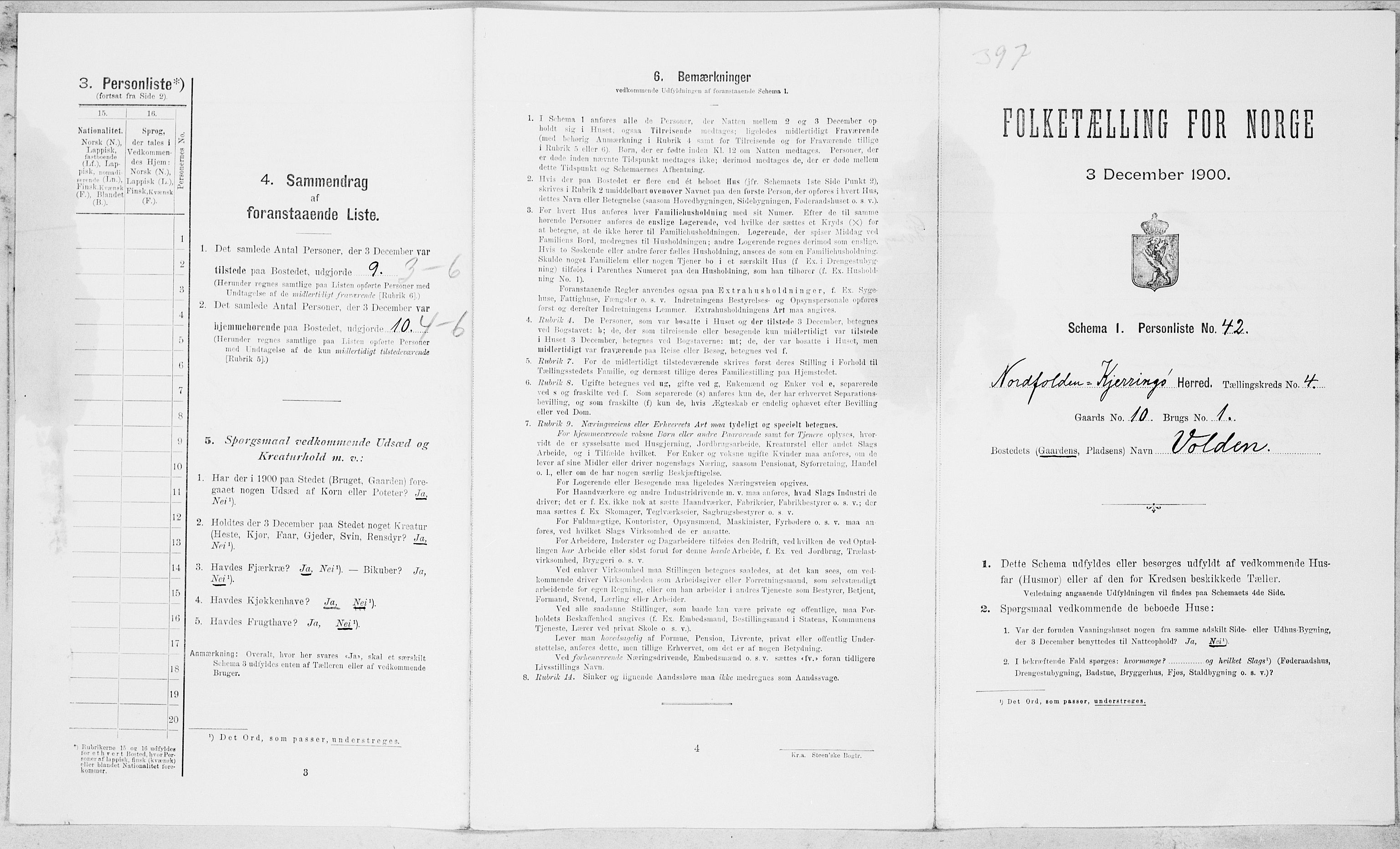 SAT, Folketelling 1900 for 1846 Nordfold-Kjerringøy herred, 1900, s. 470