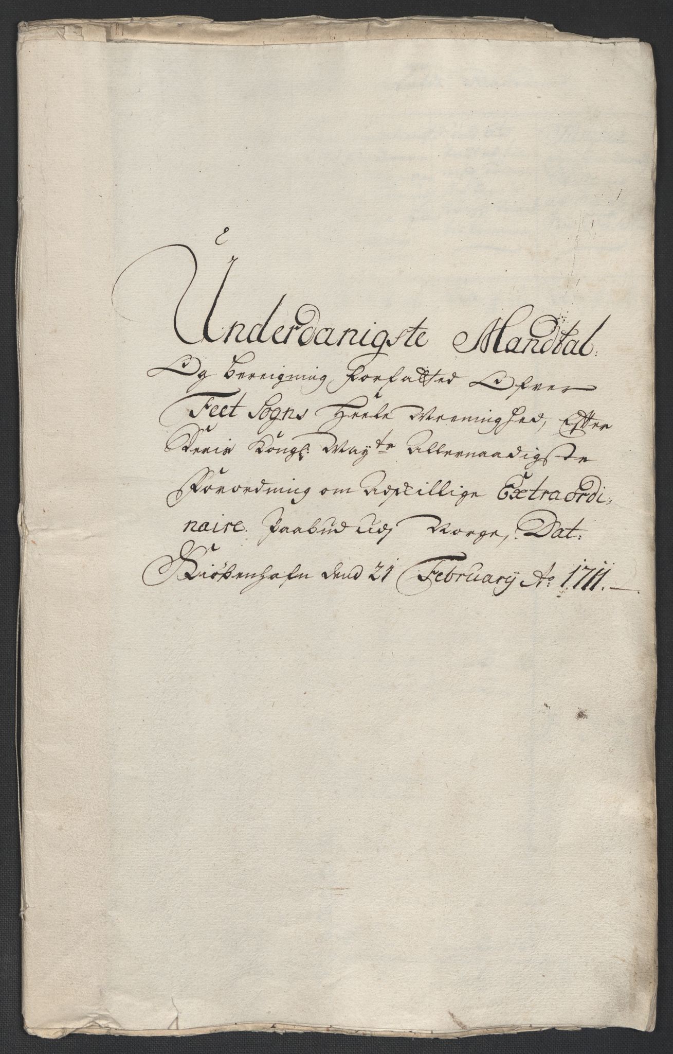 Rentekammeret inntil 1814, Reviderte regnskaper, Fogderegnskap, RA/EA-4092/R11/L0593: Fogderegnskap Nedre Romerike, 1711, s. 106