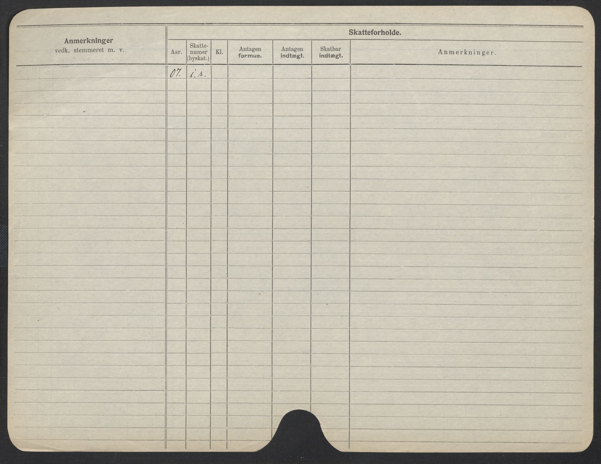 Oslo folkeregister, Registerkort, SAO/A-11715/F/Fa/Fac/L0012: Kvinner, 1906-1914, s. 1274b