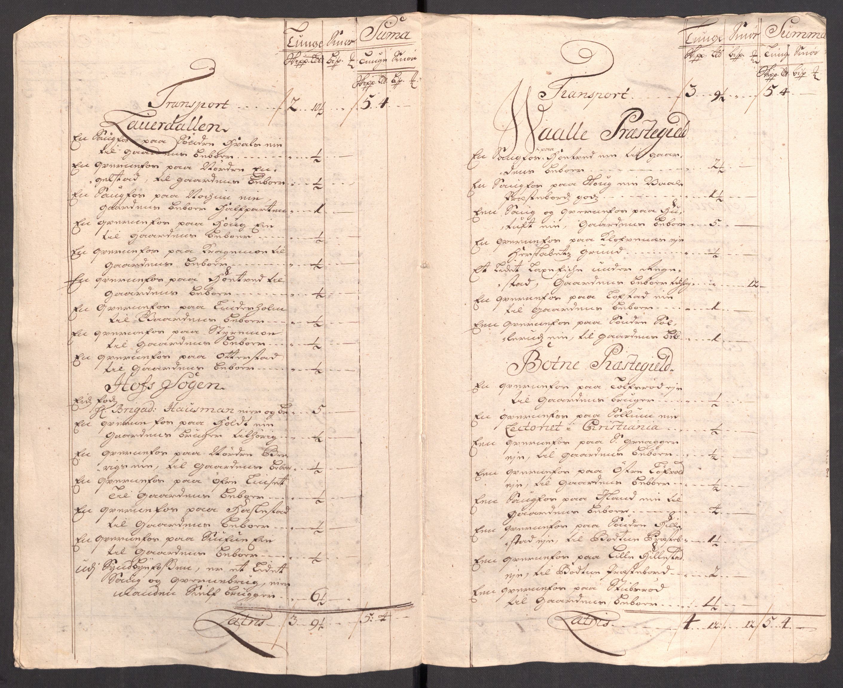 Rentekammeret inntil 1814, Reviderte regnskaper, Fogderegnskap, AV/RA-EA-4092/R32/L1873: Fogderegnskap Jarlsberg grevskap, 1708, s. 255